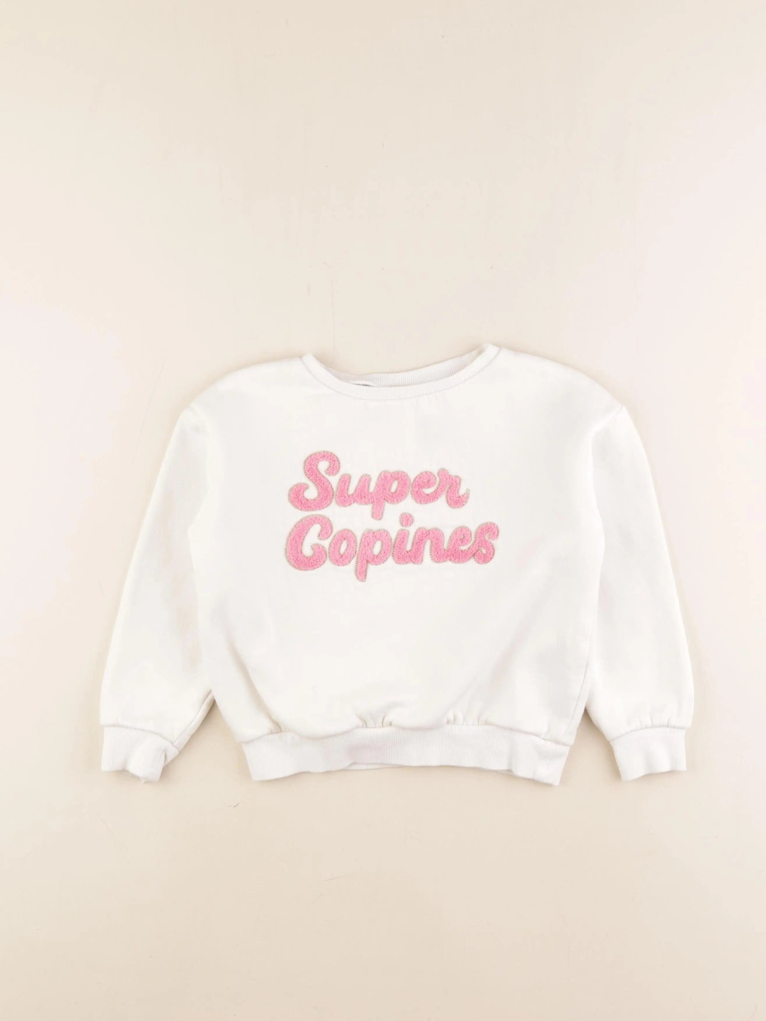 Tape à l'oeil - sweat blanc - 5 ans