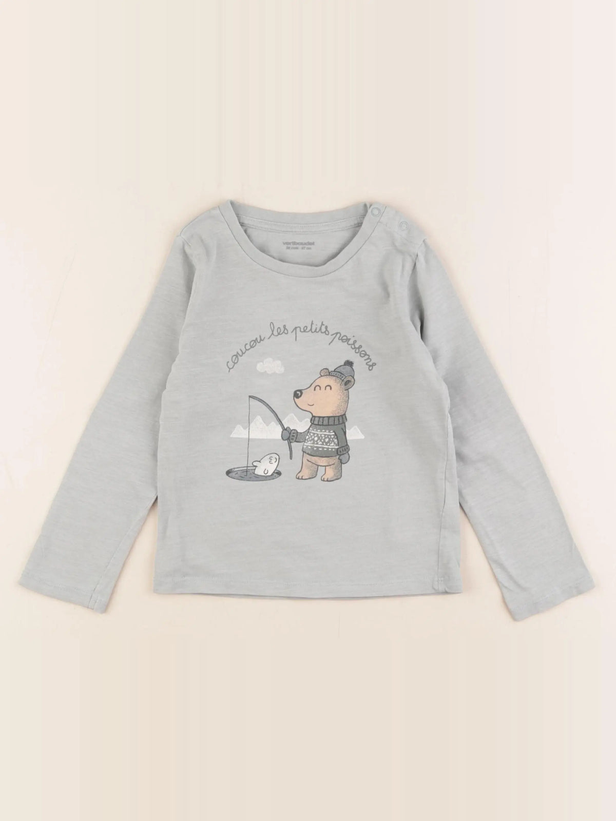 Vertbaudet - tee-shirt vert - 36 mois