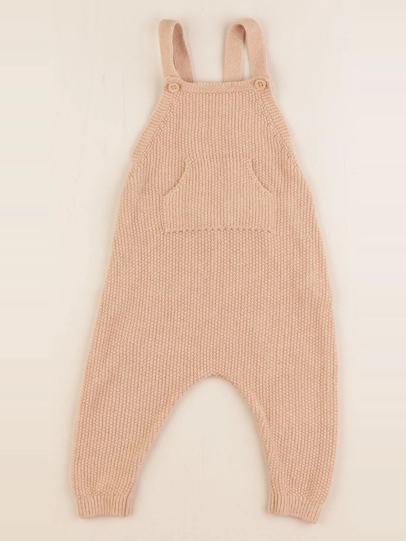 Zara - salopette beige - 3/6 mois