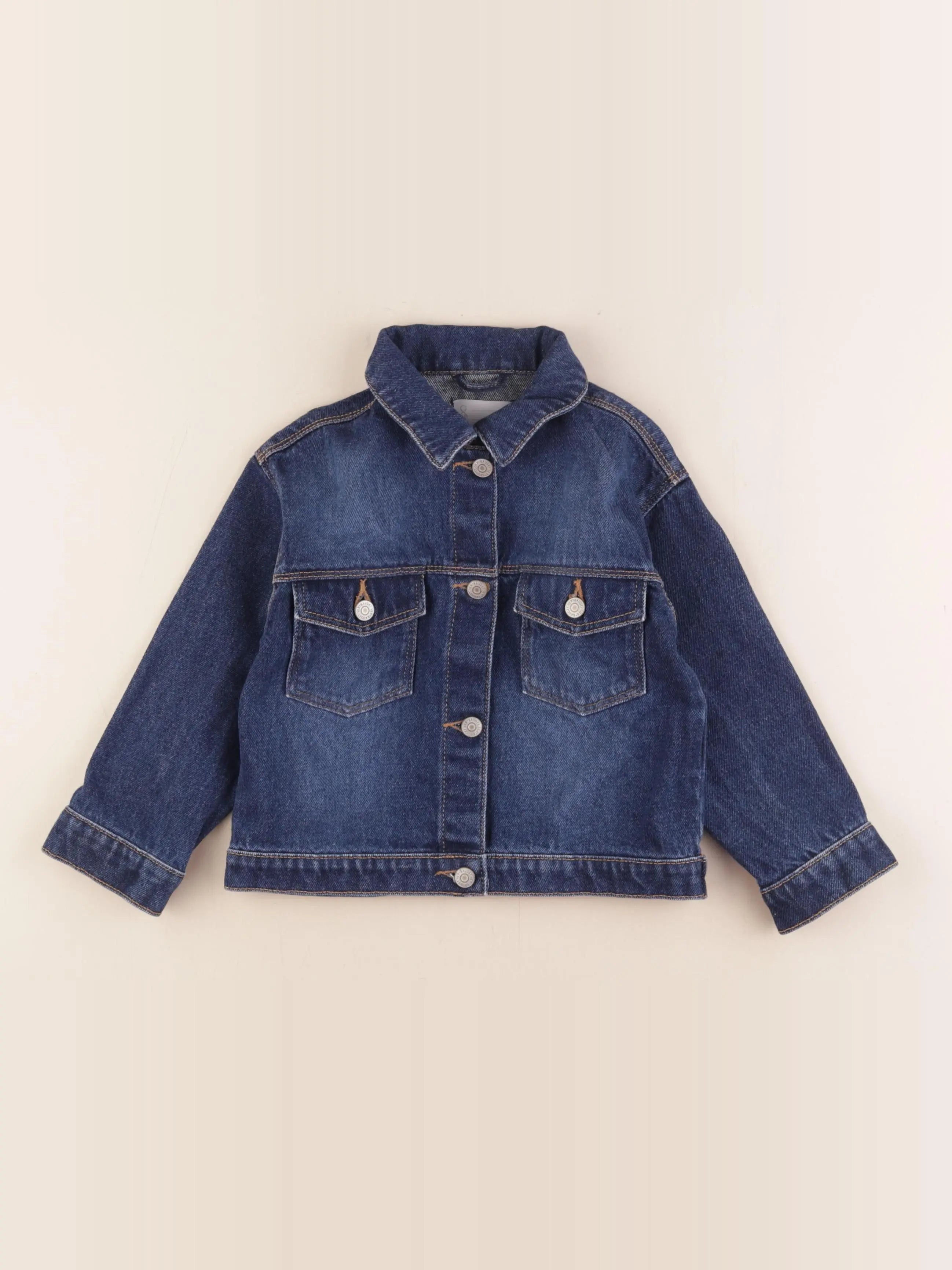 Vertbaudet - veste bleu - 4 ans
