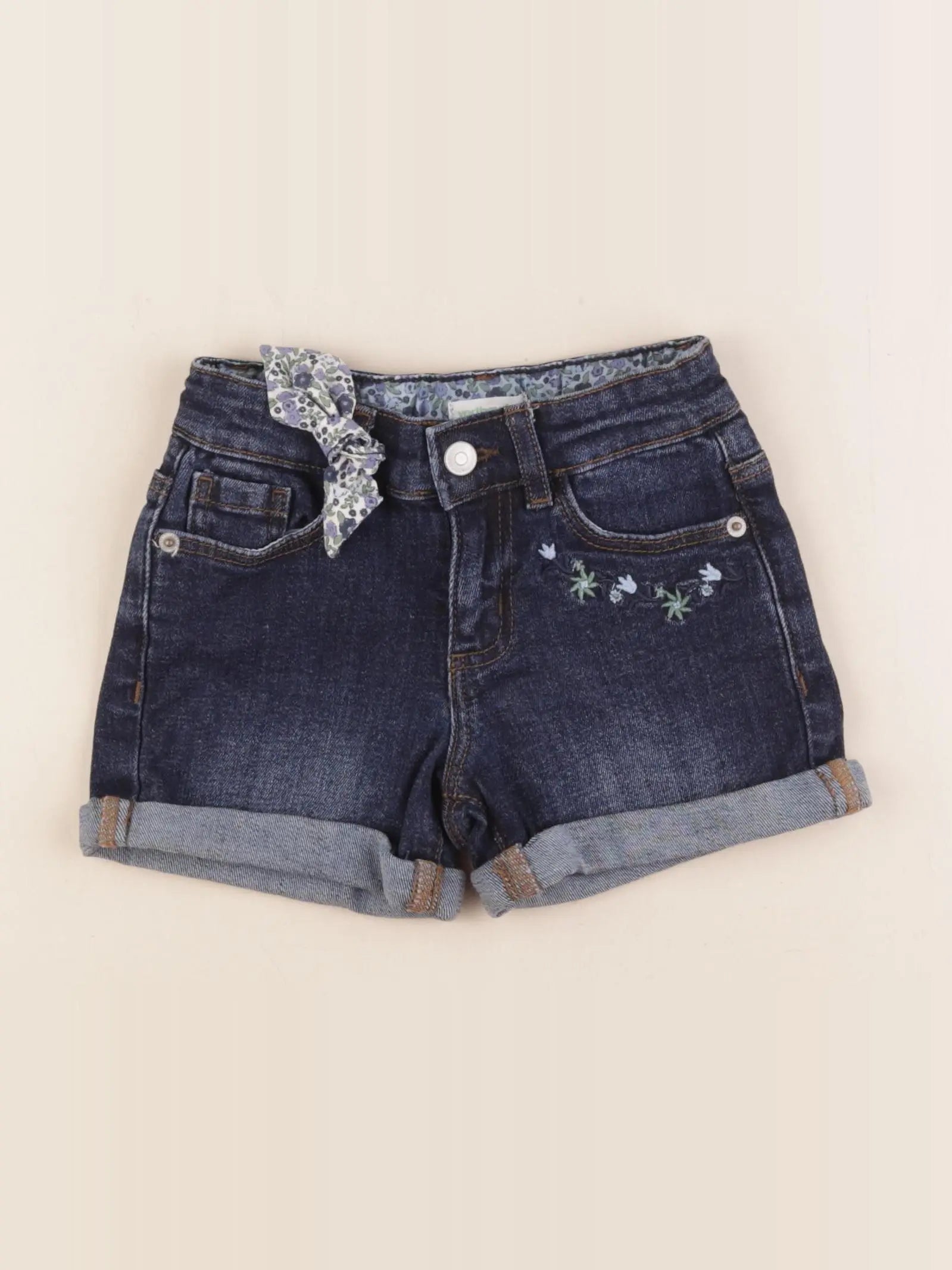 Vertbaudet - short bleu - 5 ans