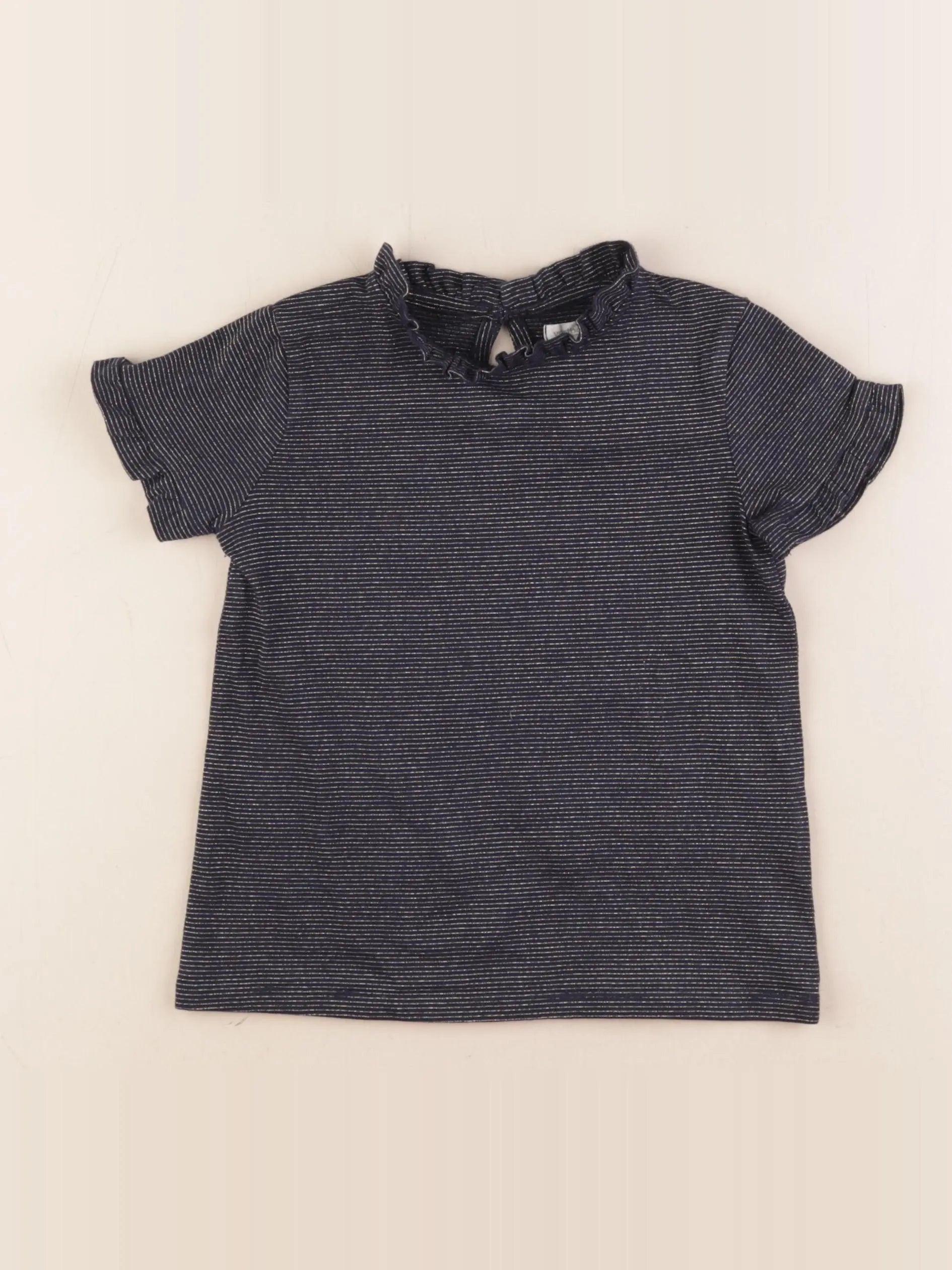 Vertbaudet - tee-shirt bleu, or - 4 ans