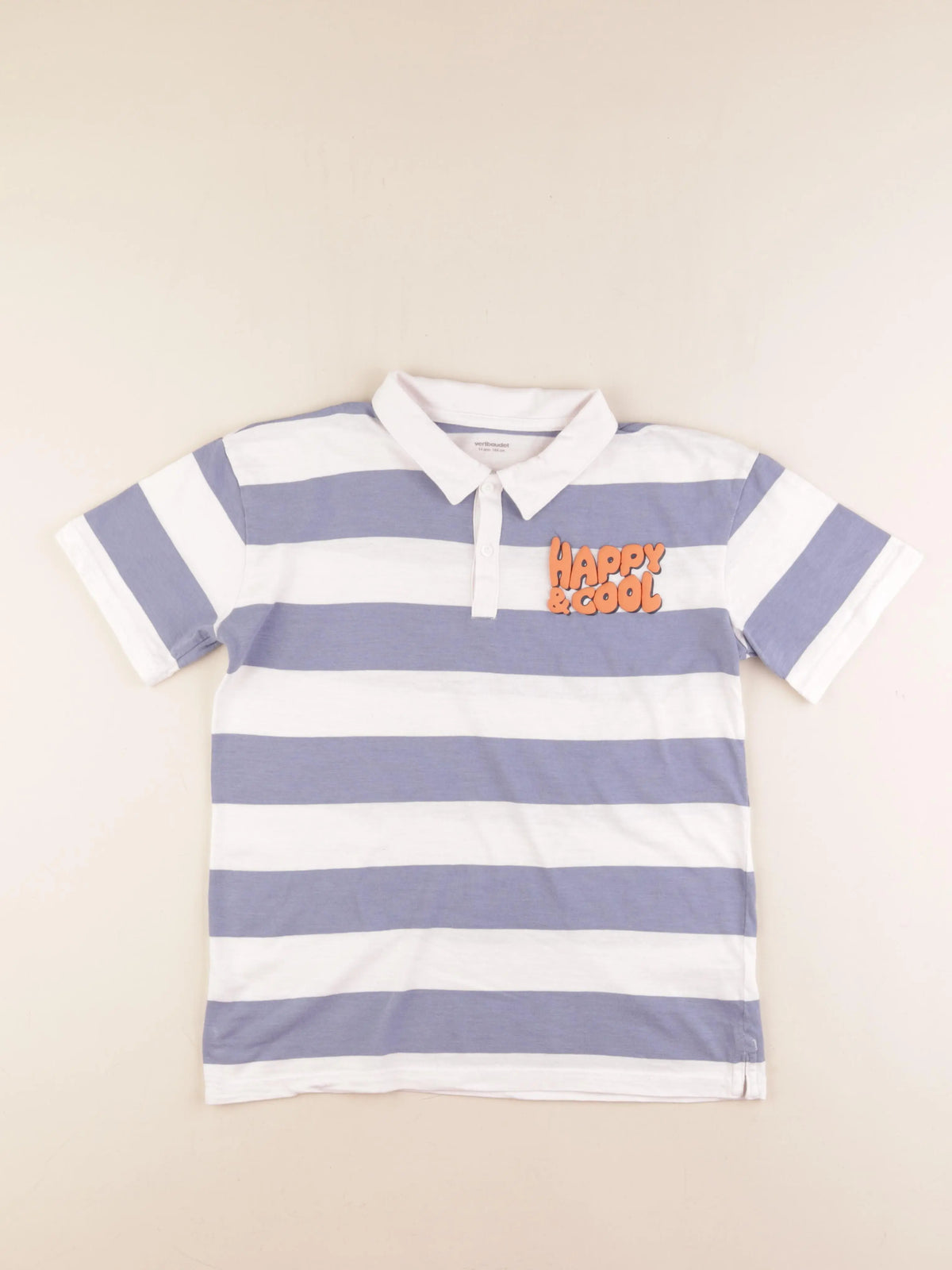 Vertbaudet - polo bleu - 14 ans