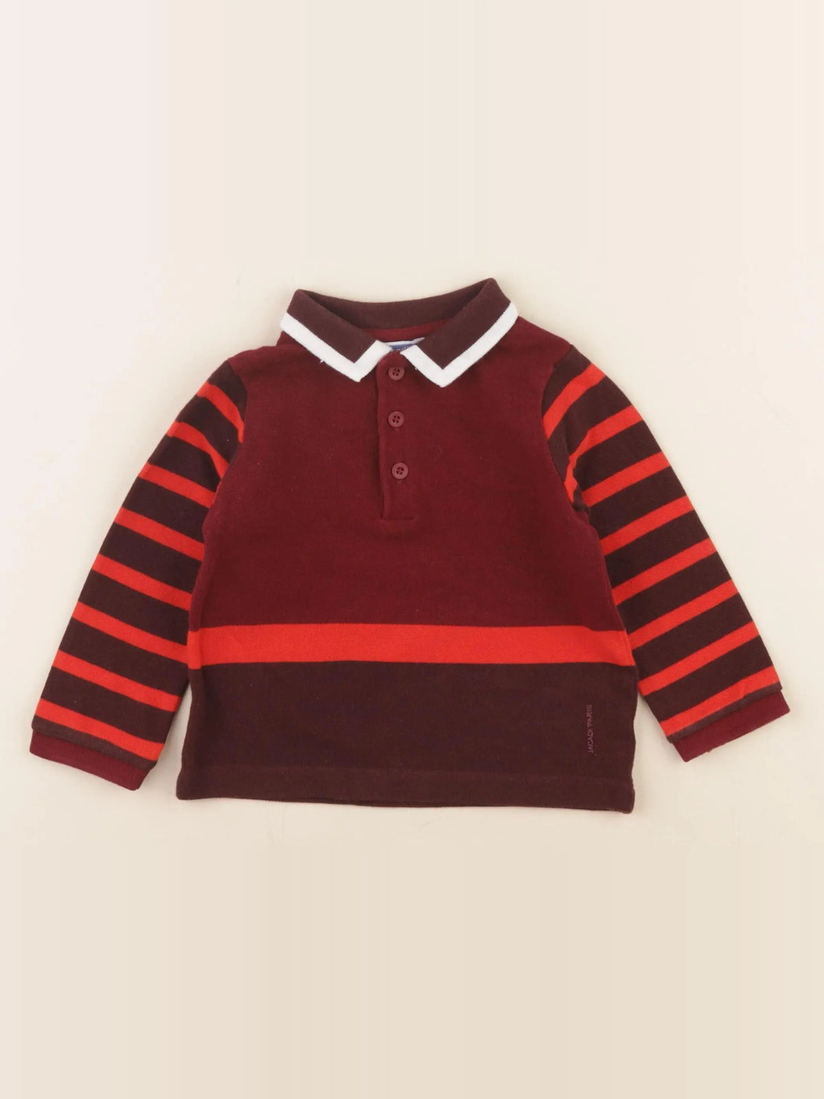 Jacadi - polo rouge - 12 mois