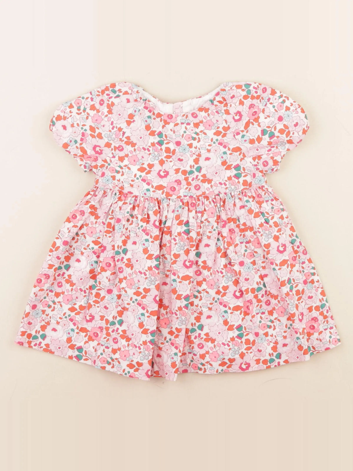Jacadi - robe liberty rose - 12 mois