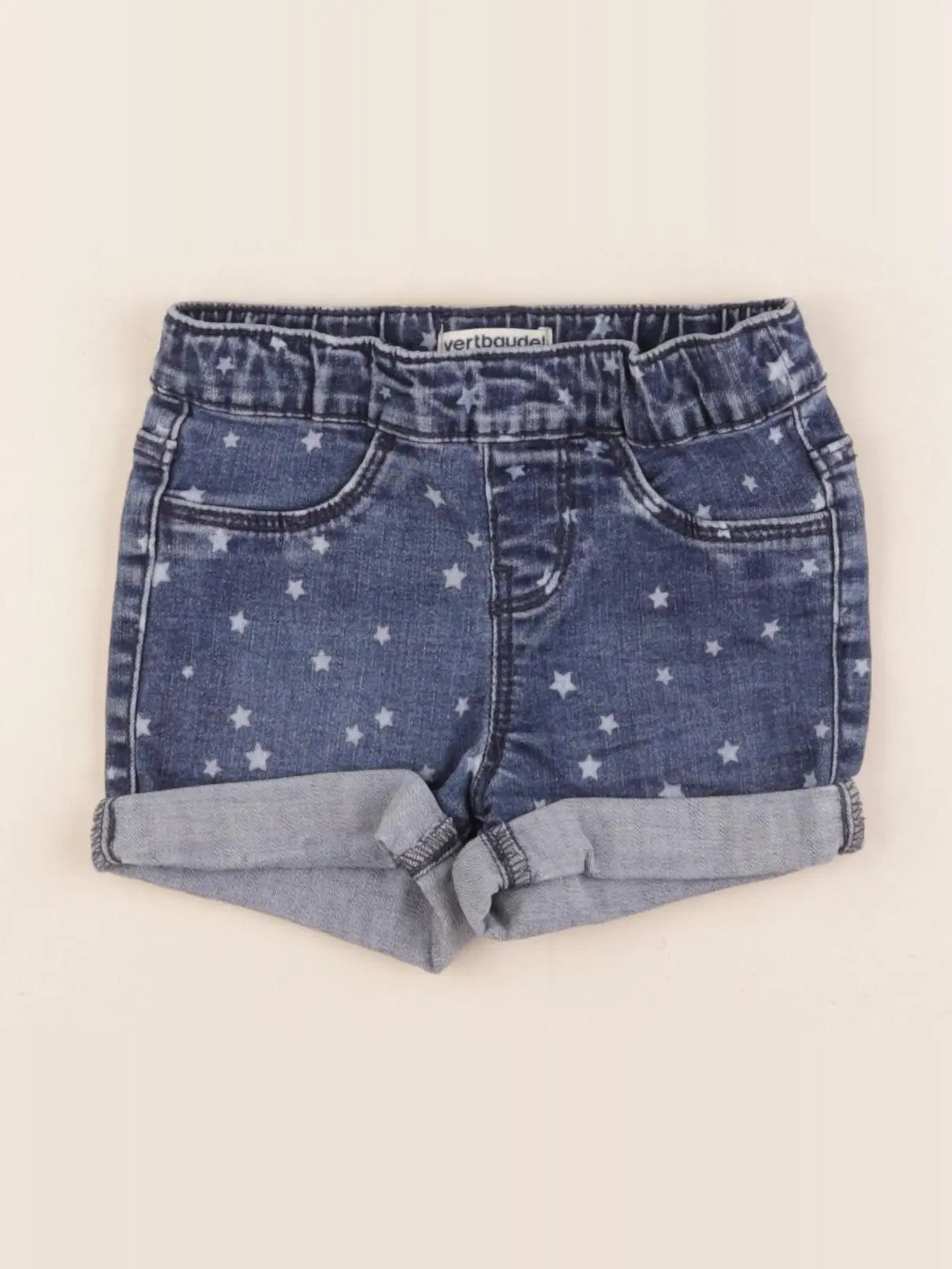 Vertbaudet - short bleu - 4 ans