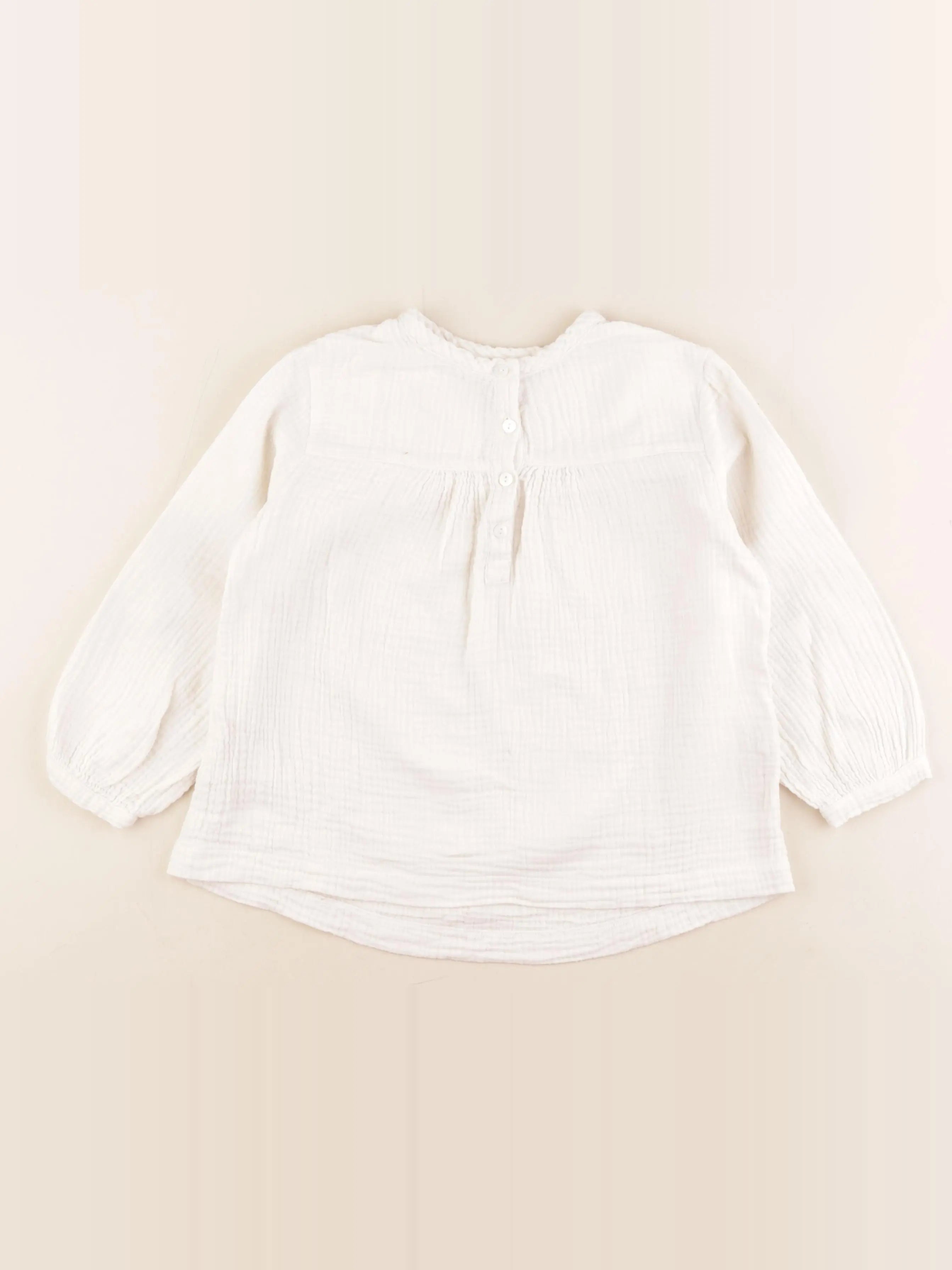 Longlivethequeen - blouse beige - 4 ans