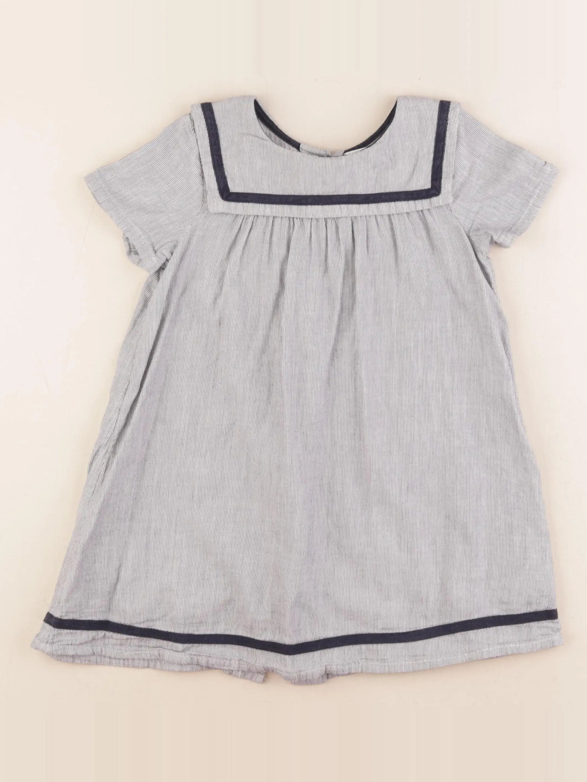 H&M - robe bleu - 4/5 ans