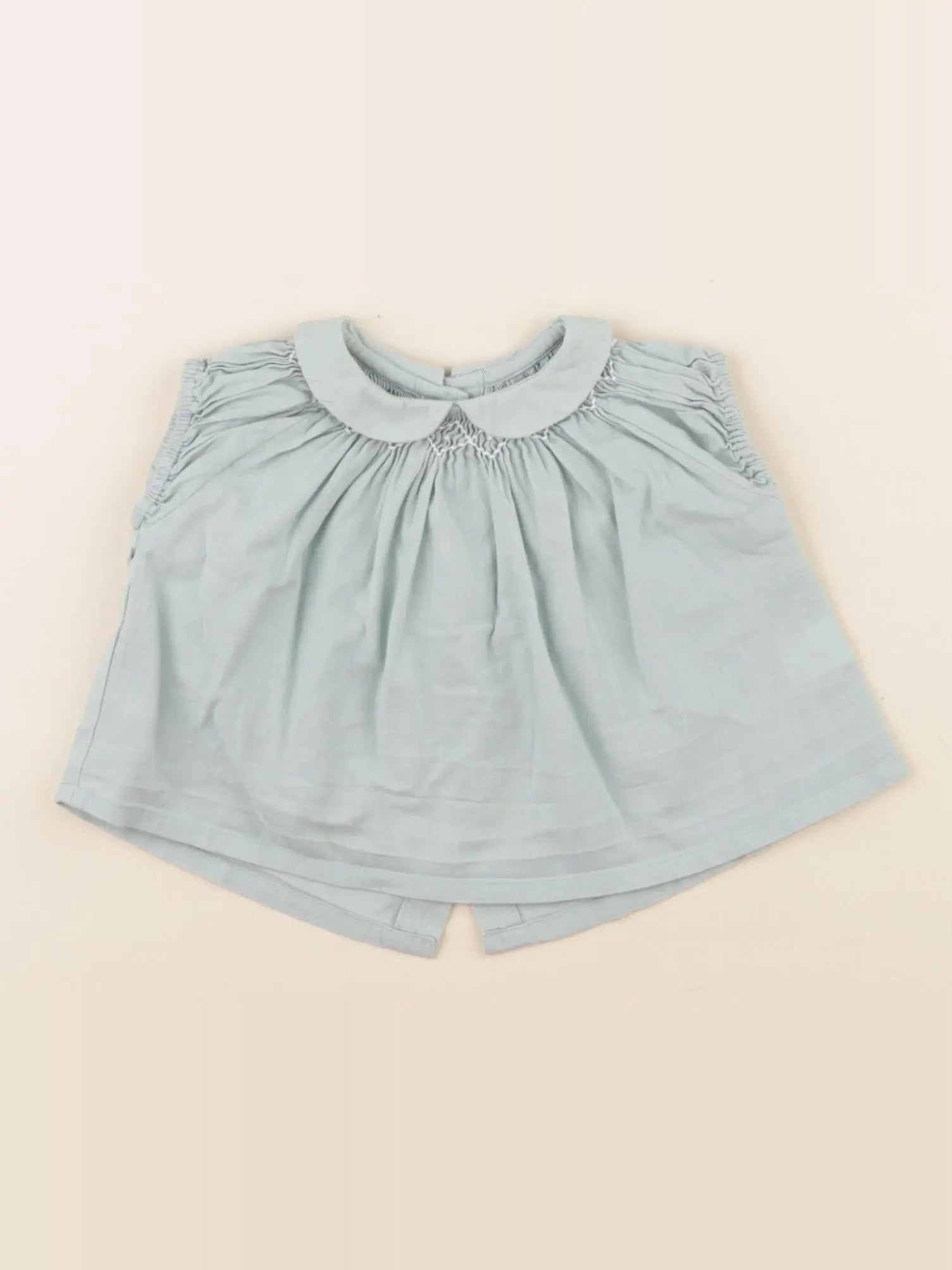 Marie Puce - blouse vert - 3 mois