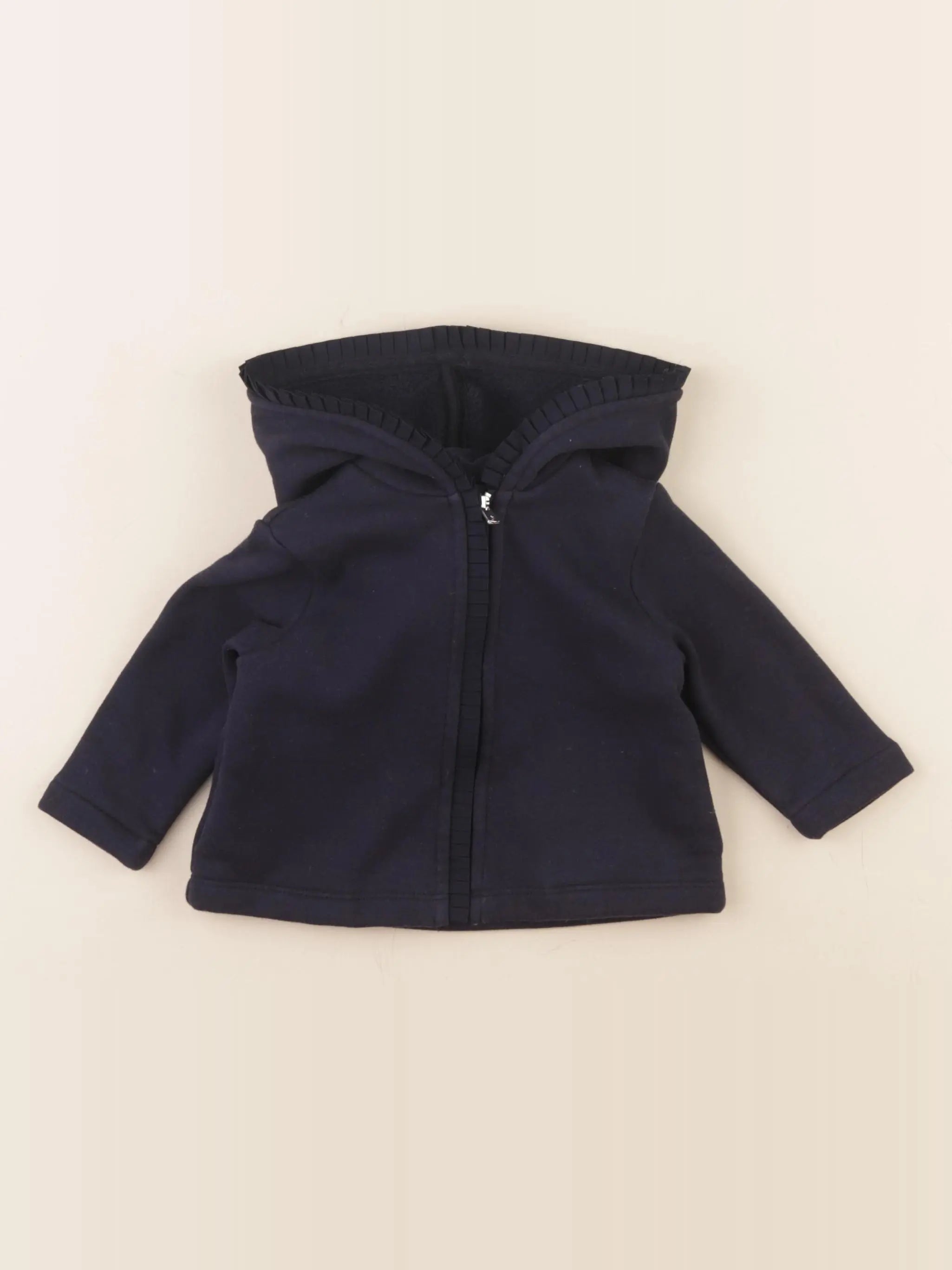 Jacadi - sweat bleu - 6 mois