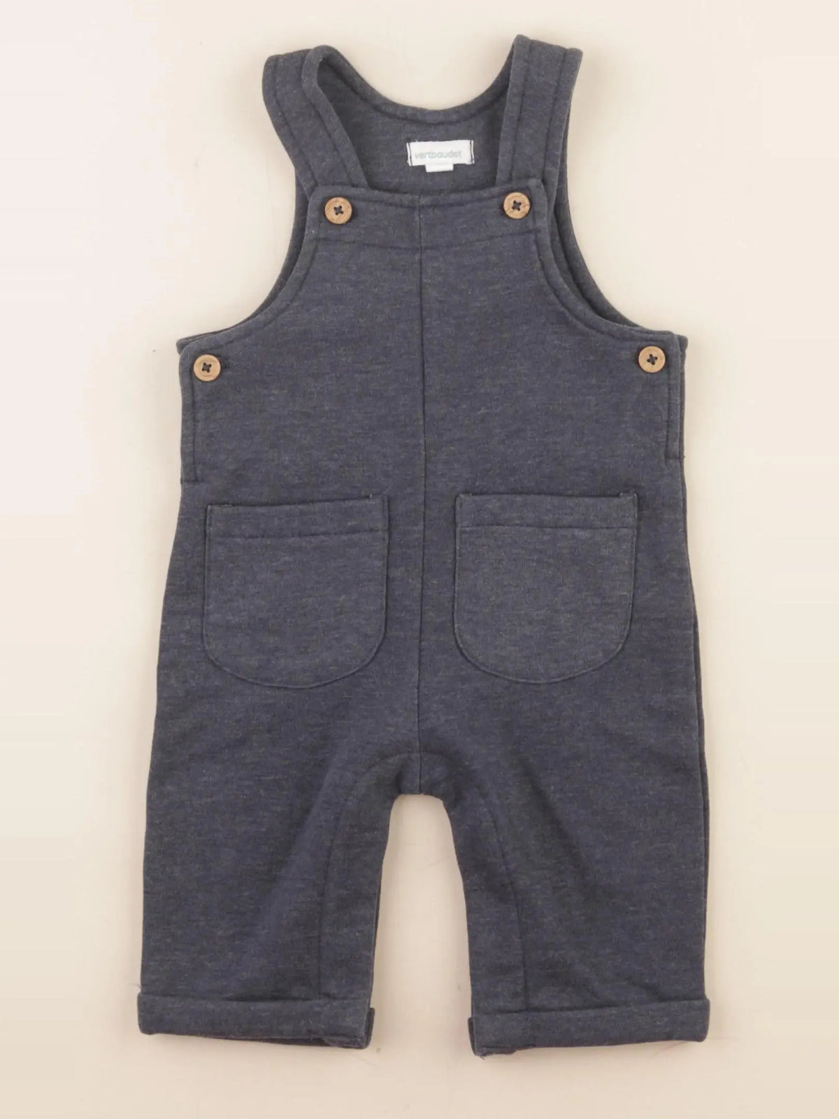 Vertbaudet - salopette bleu - 3 mois