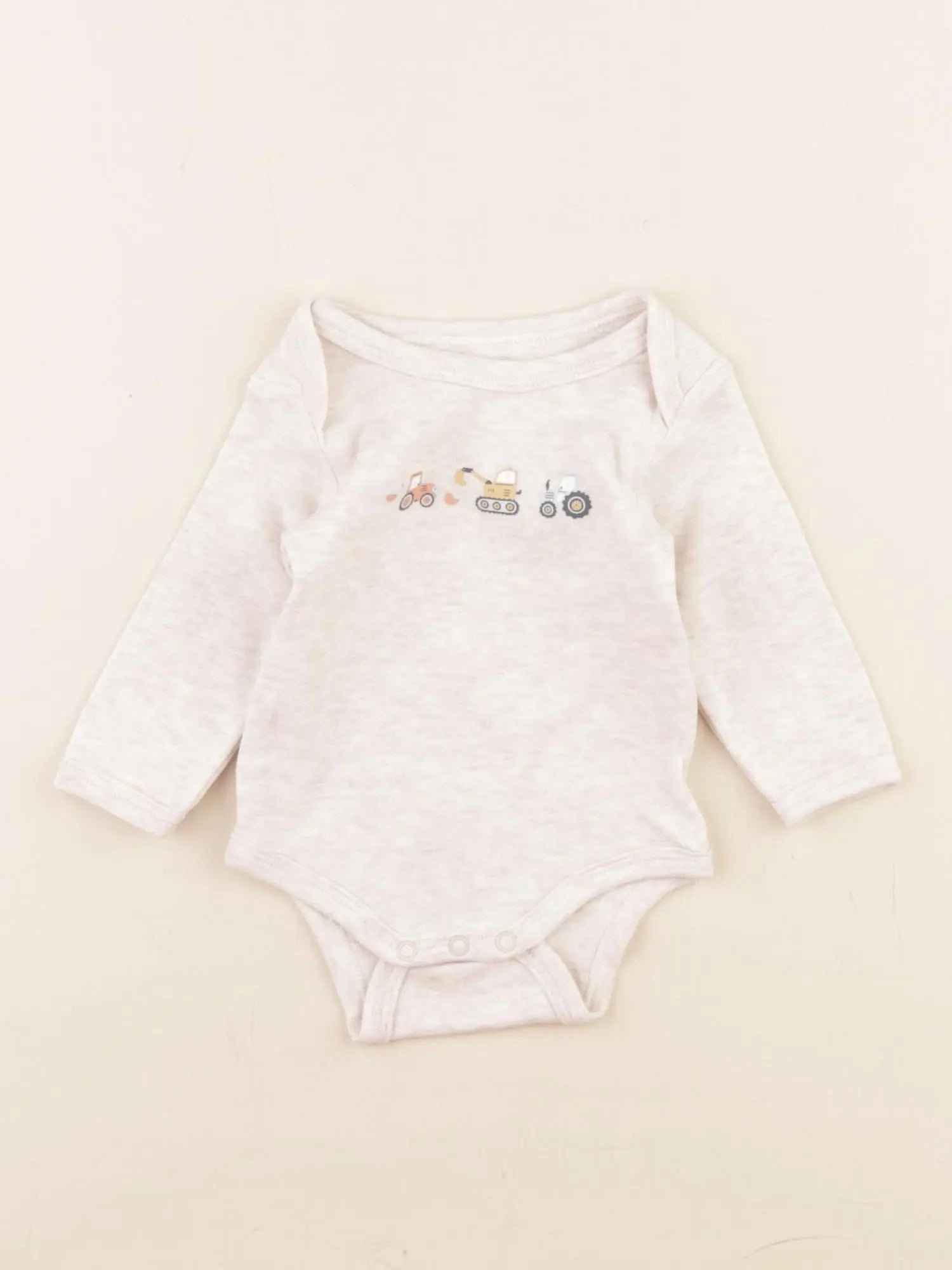 Vertbaudet - body beige - 3 mois