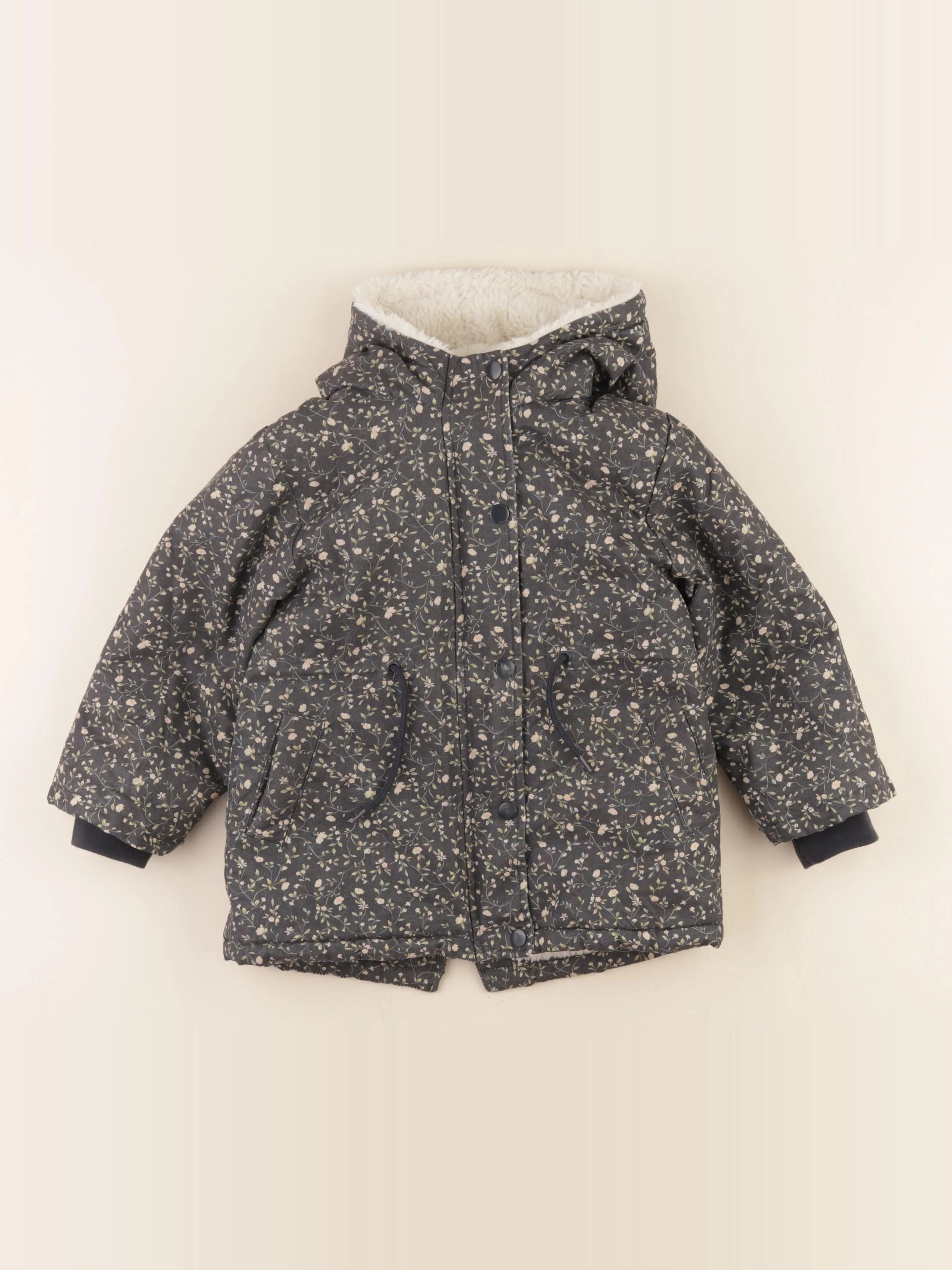 Vertbaudet - parka gris - 5 ans