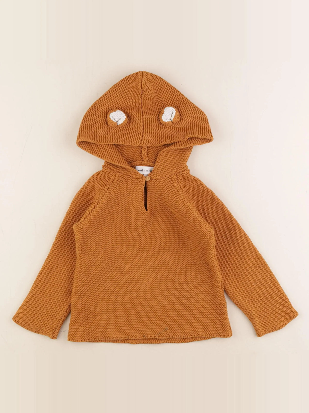 Monoprix X Oeuf - pull marron - 24/36 mois