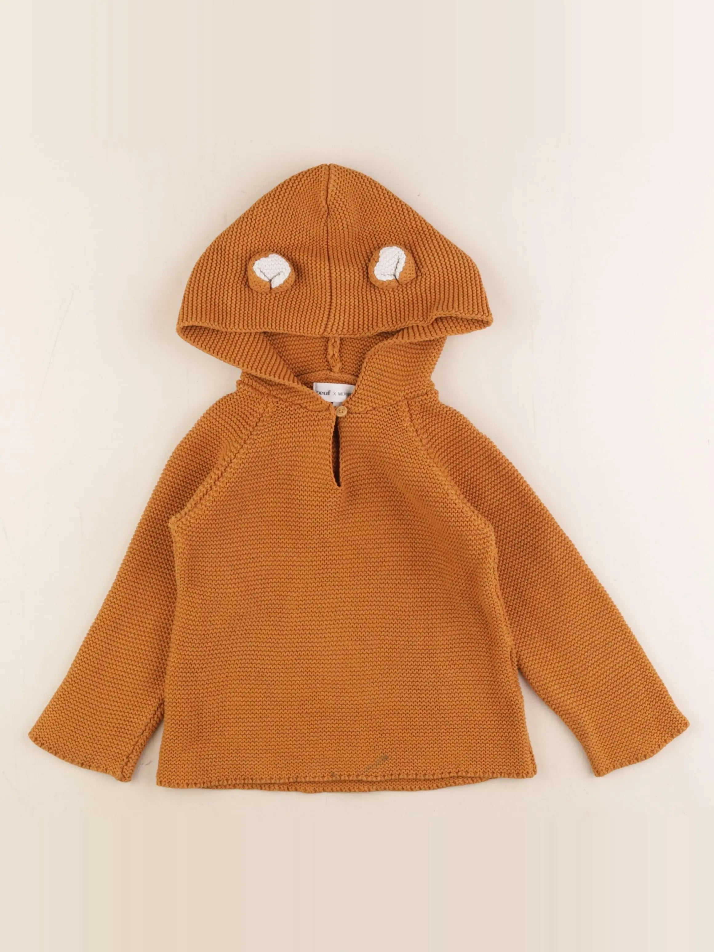 Monoprix X Oeuf - pull marron - 24/36 mois