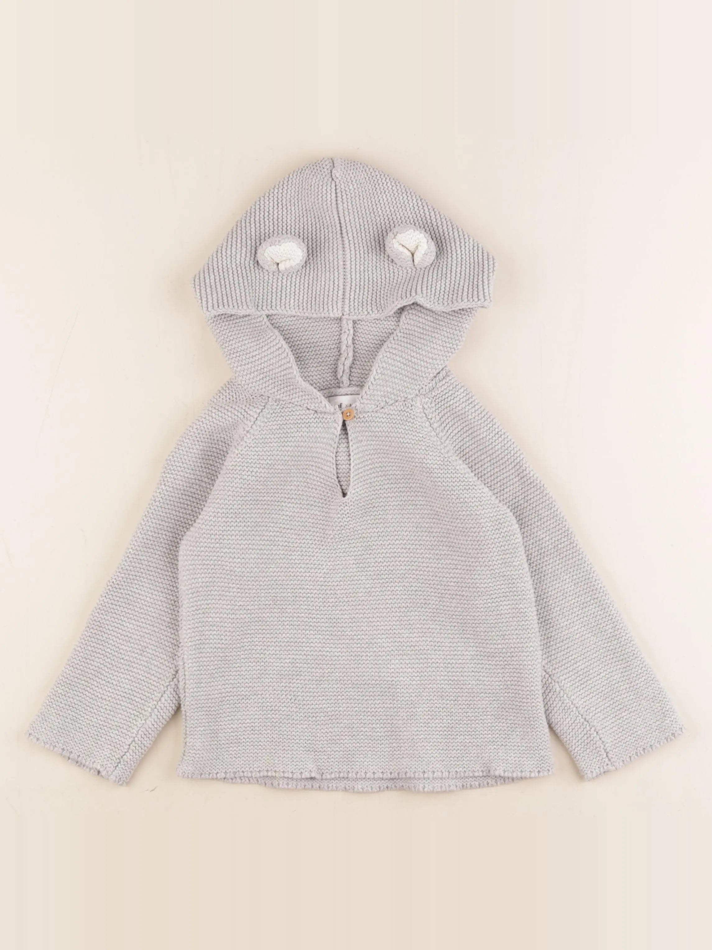 Monoprix X Oeuf - pull gris - 24/36 mois