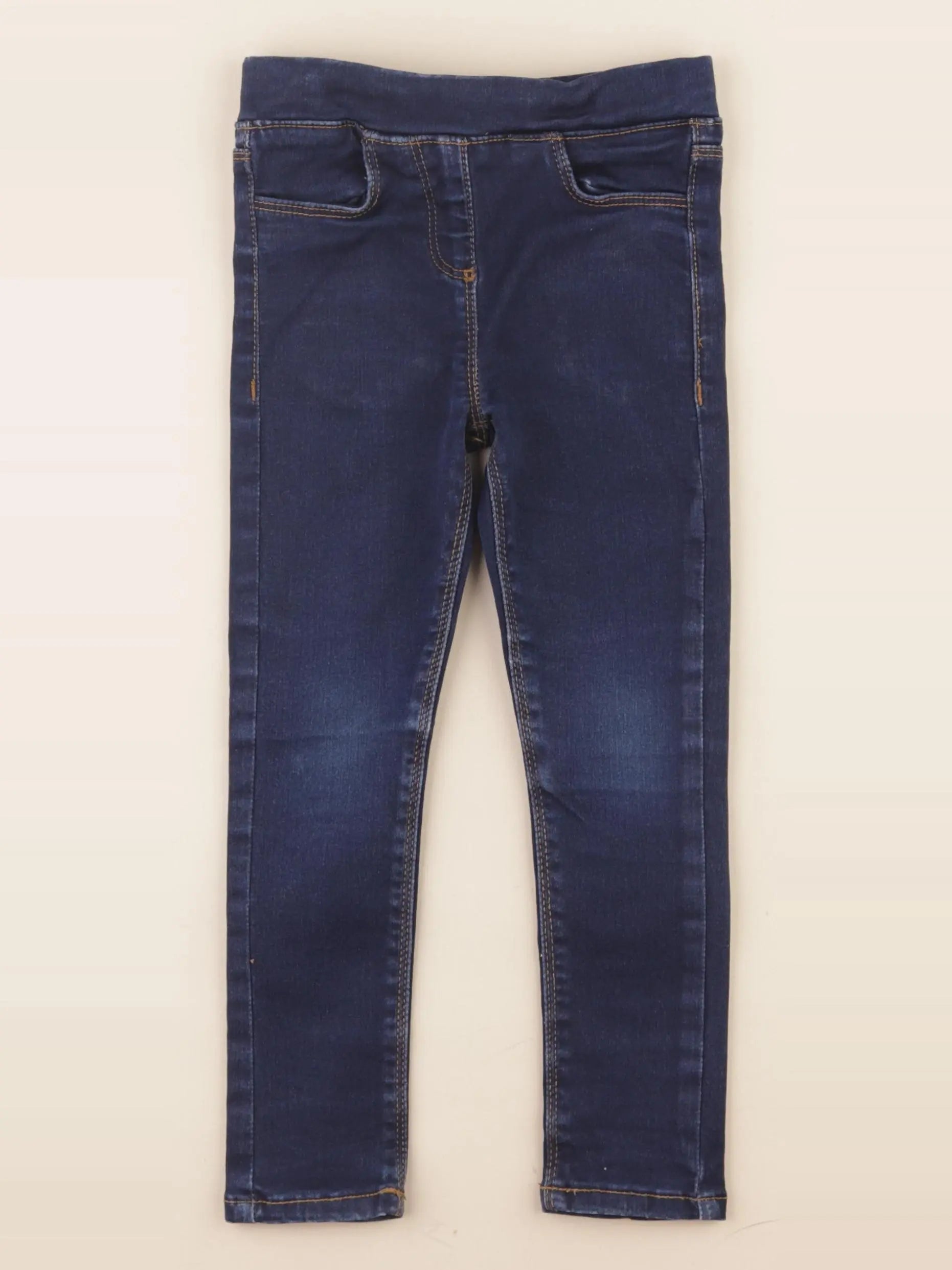 Vertbaudet - jegging bleu - 4 ans