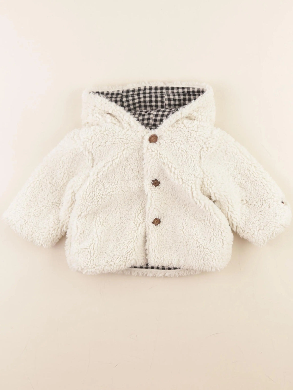 Catimini - veste beige, noir - 9 mois