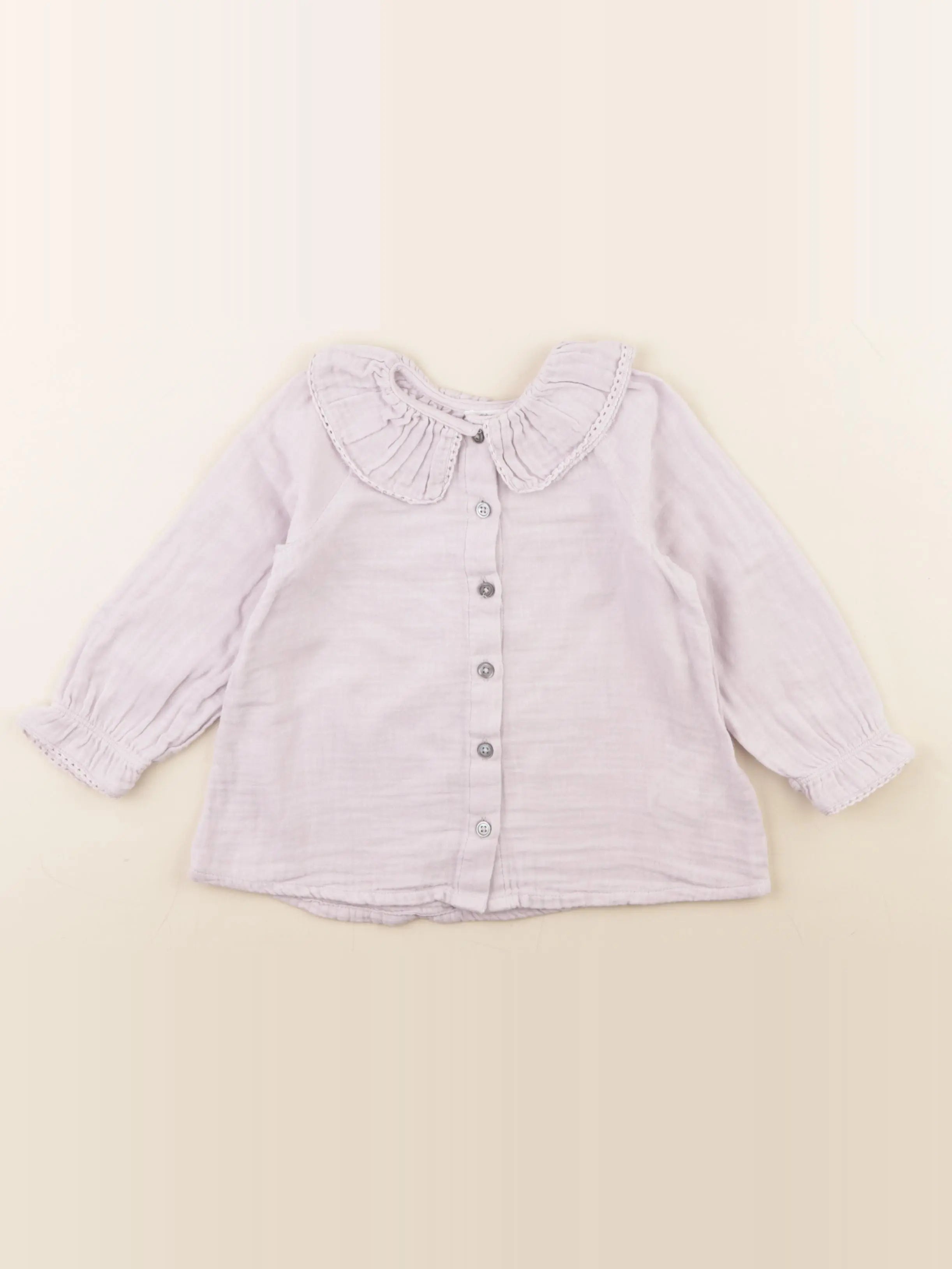 Boutchou - blouse violet - 24 mois
