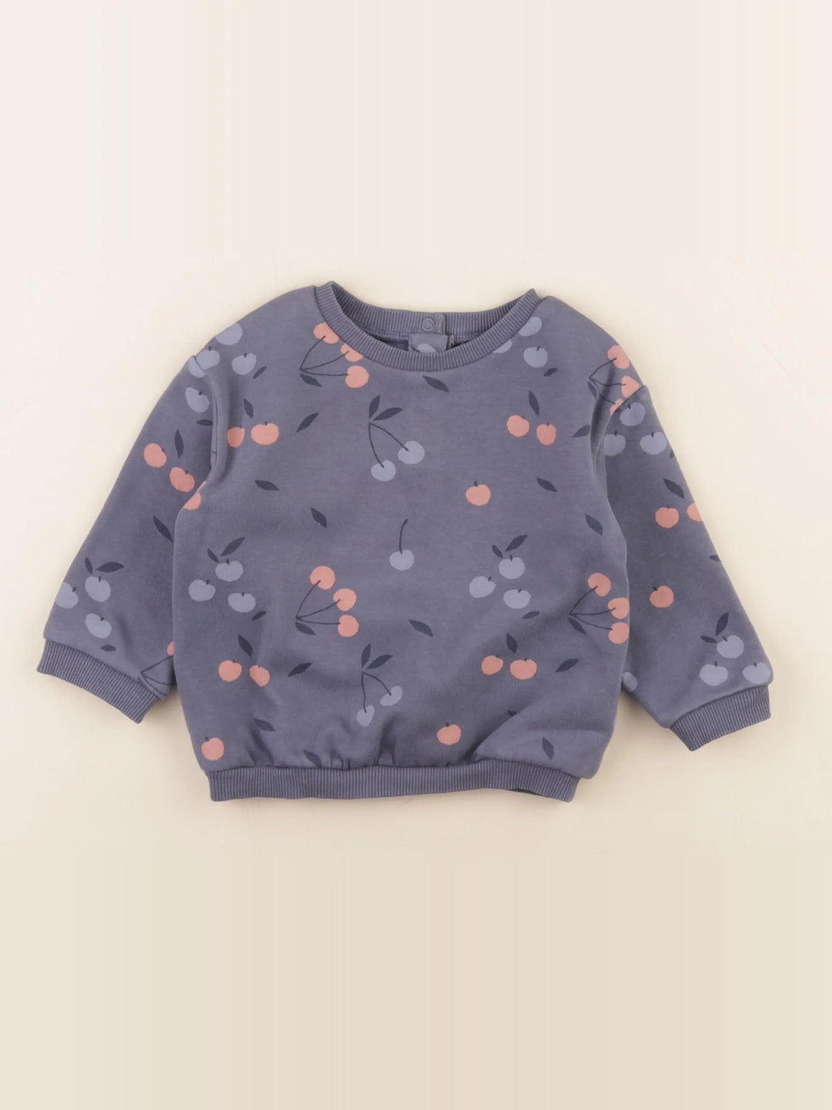 Tape à l'oeil - sweat bleu - 12 mois