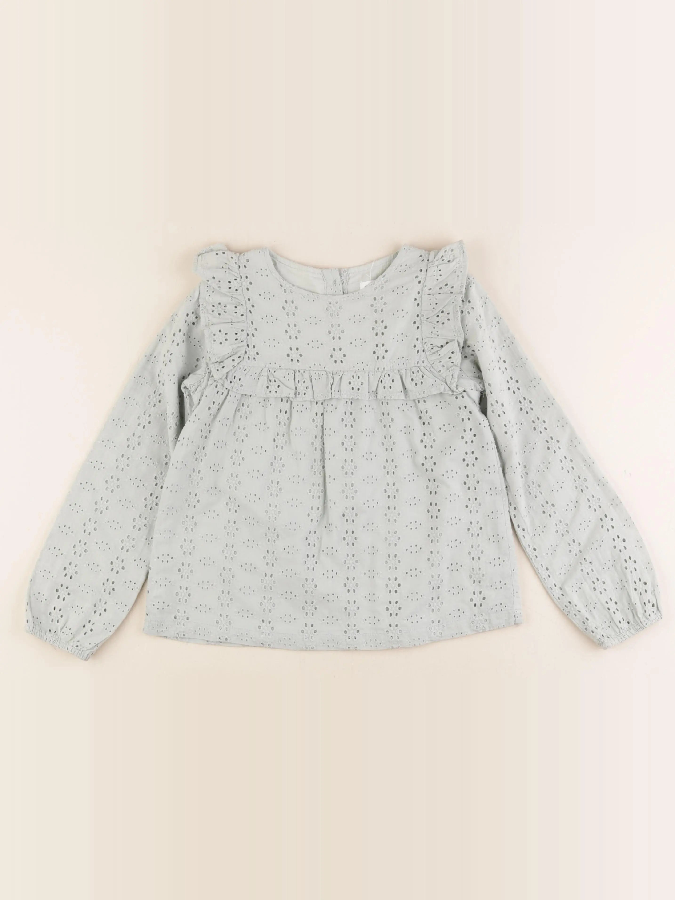 Vertbaudet - blouse vert - 8 ans