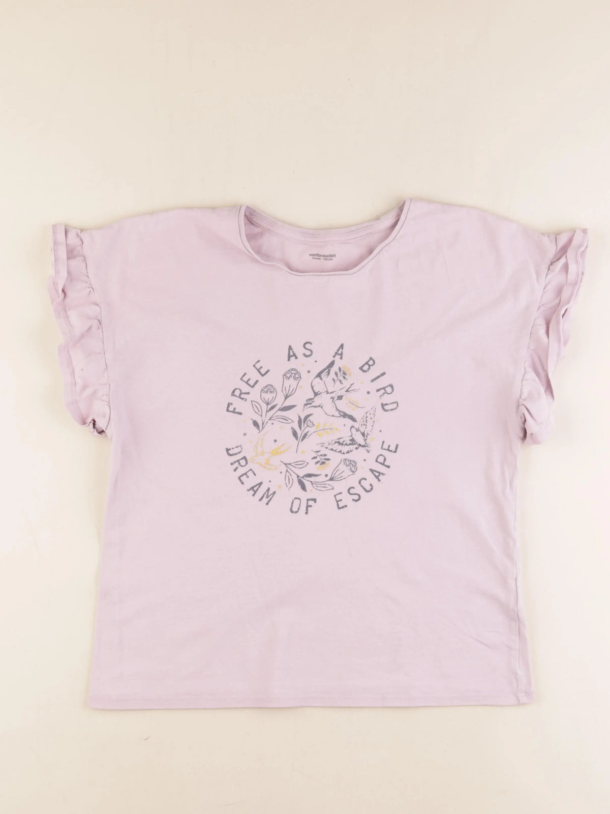 Vertbaudet - tee-shirt rose - 14 ans