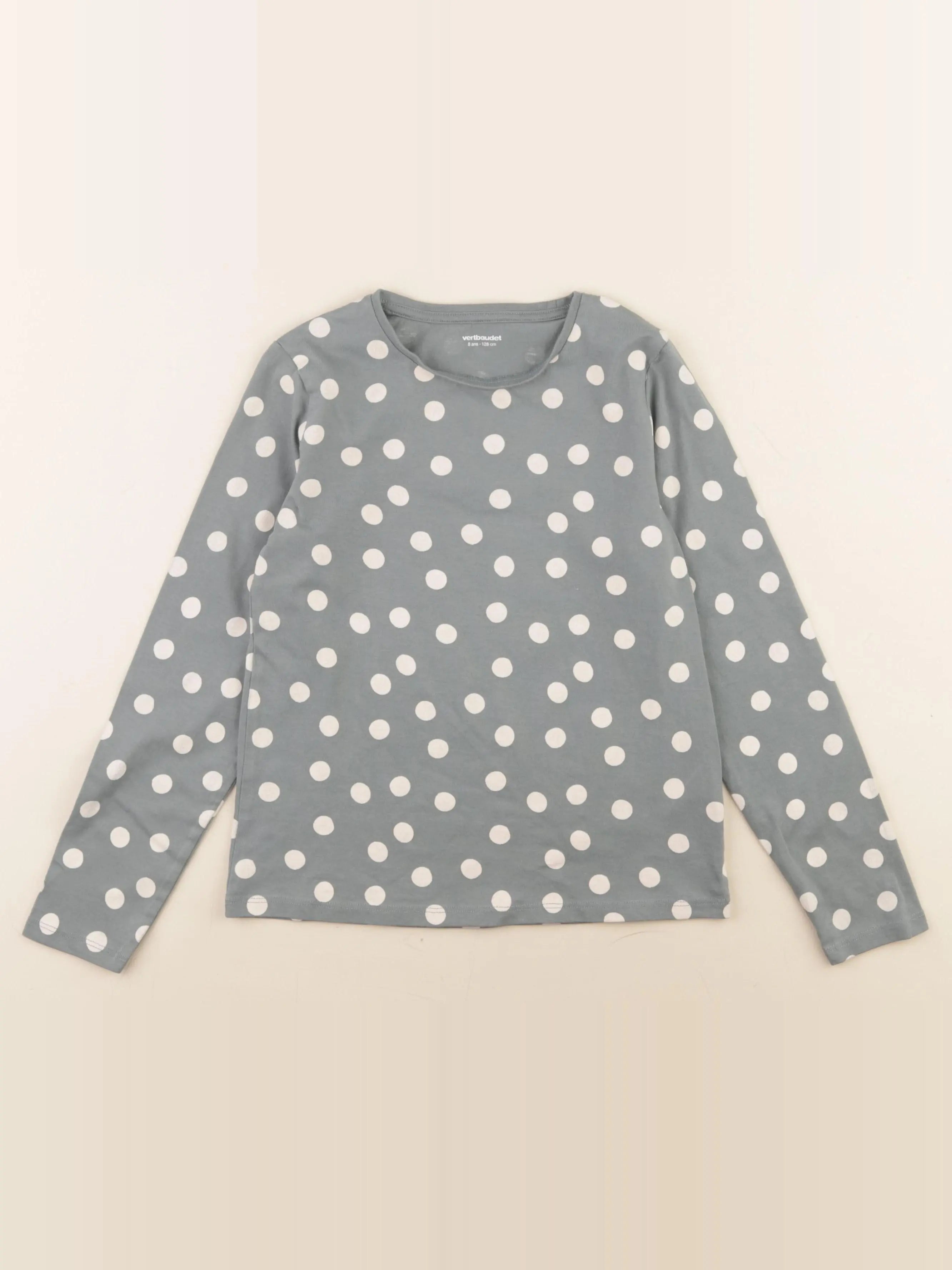 Vertbaudet - tee-shirt vert - 8 ans