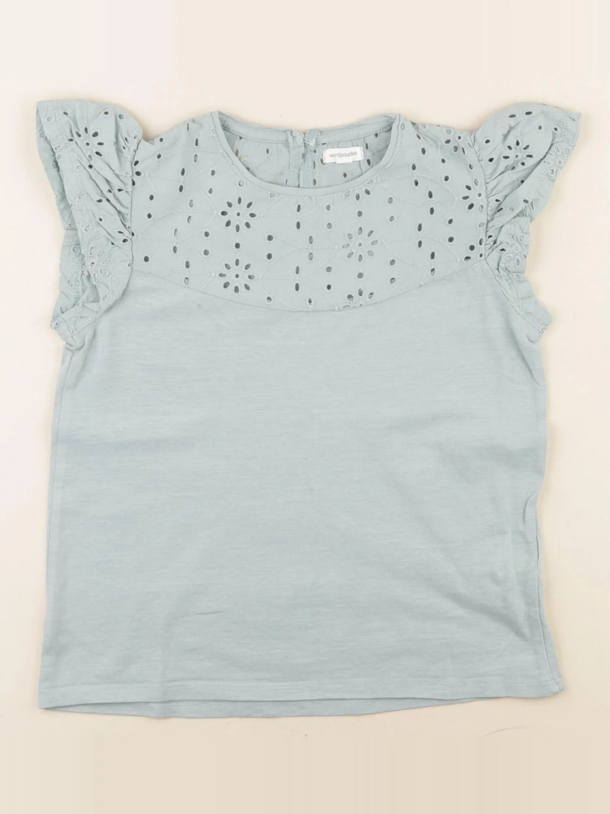 Vertbaudet - tee-shirt bleu - 10 ans