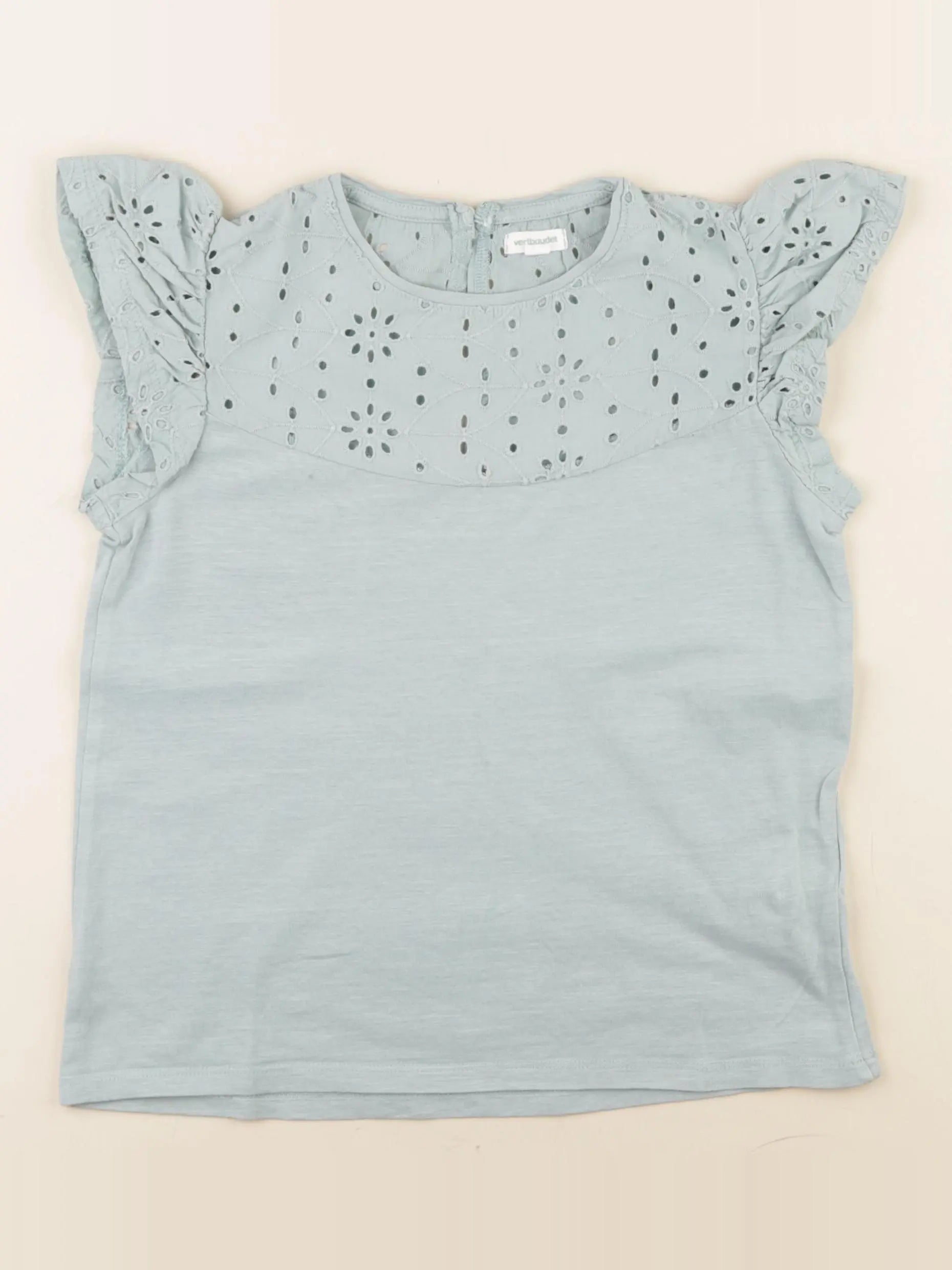 Vertbaudet - tee-shirt bleu - 10 ans