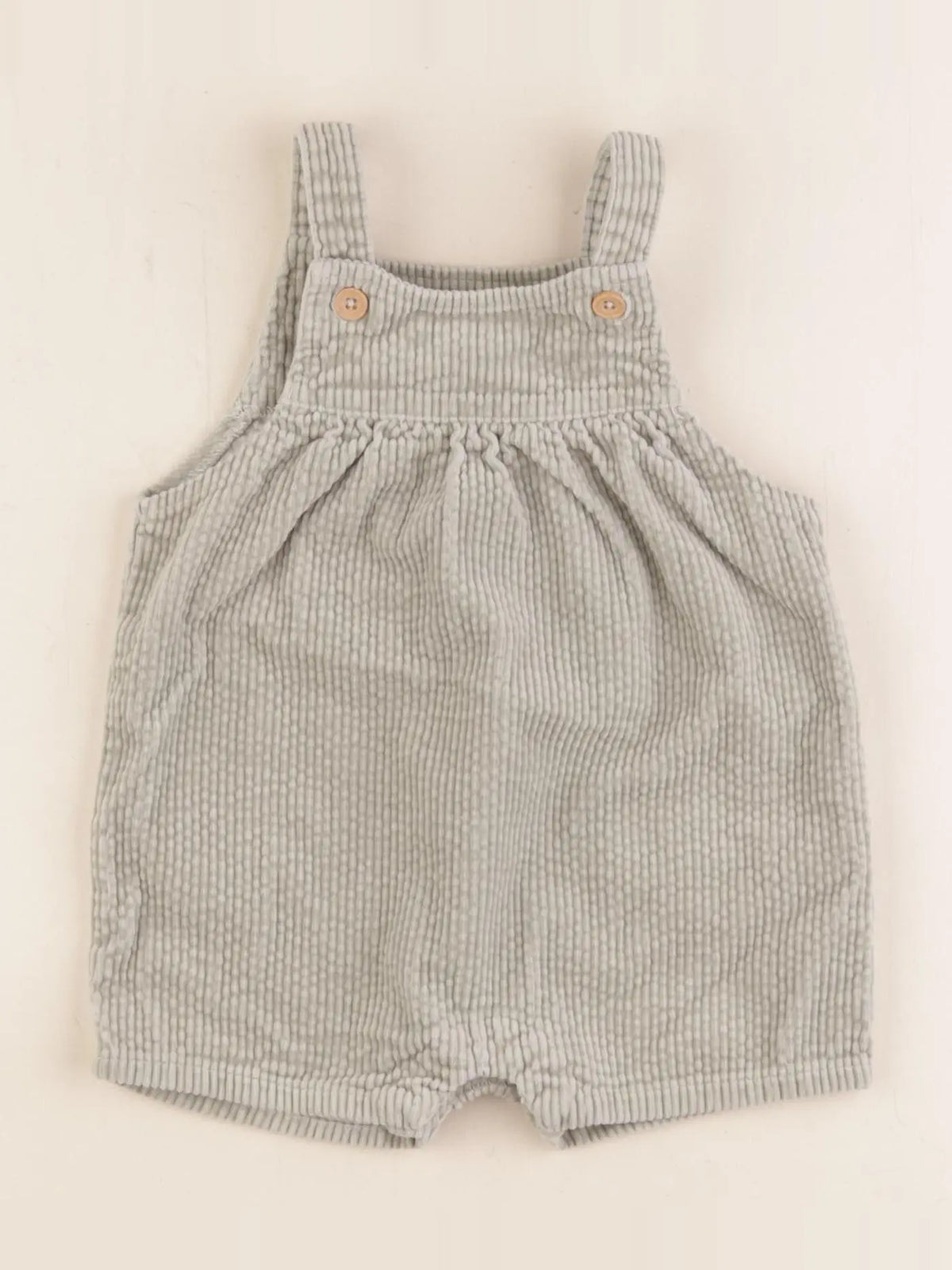 Vertbaudet - salopette vert - 6 mois