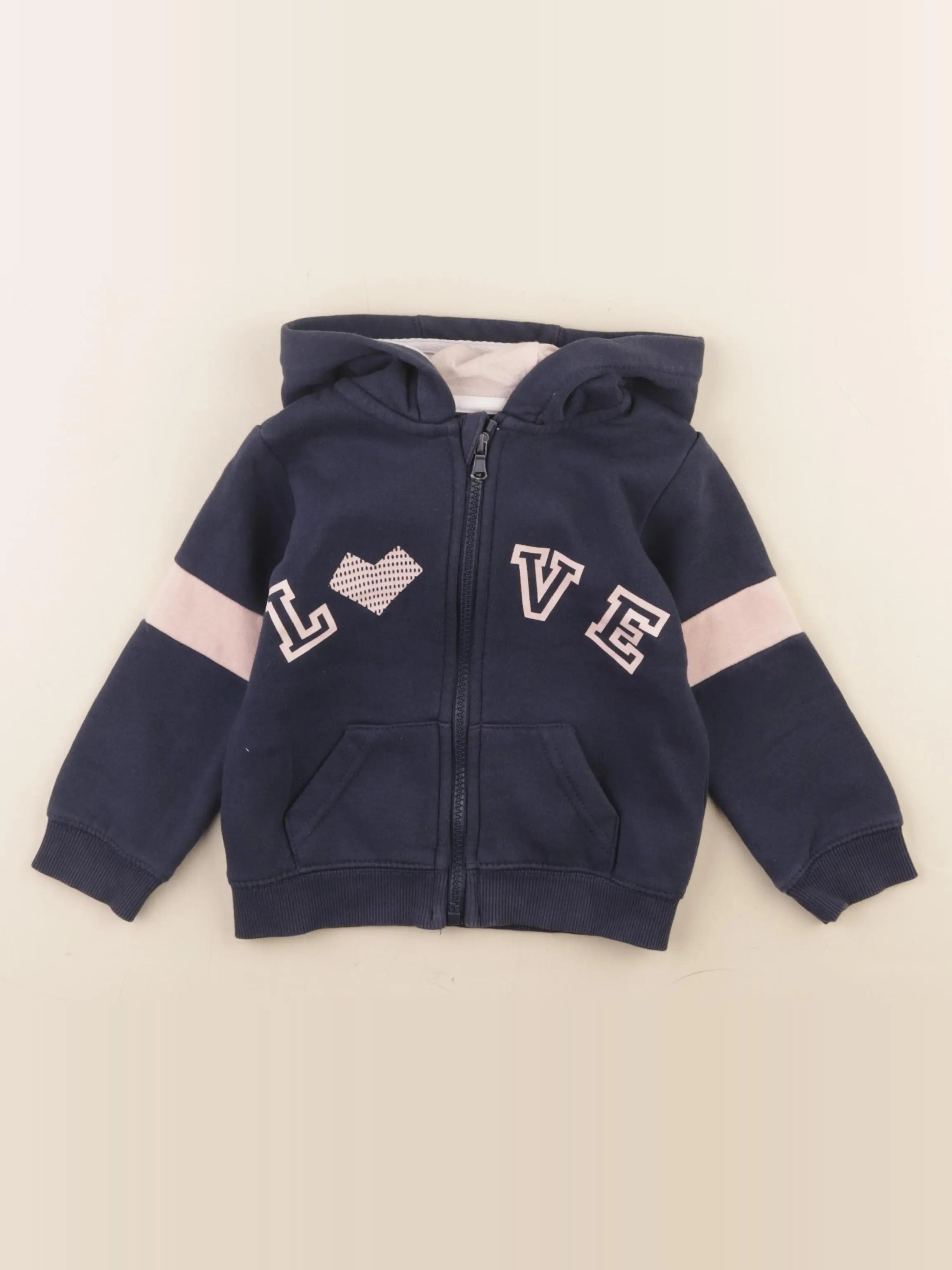 Vertbaudet - sweat bleu - 3 ans
