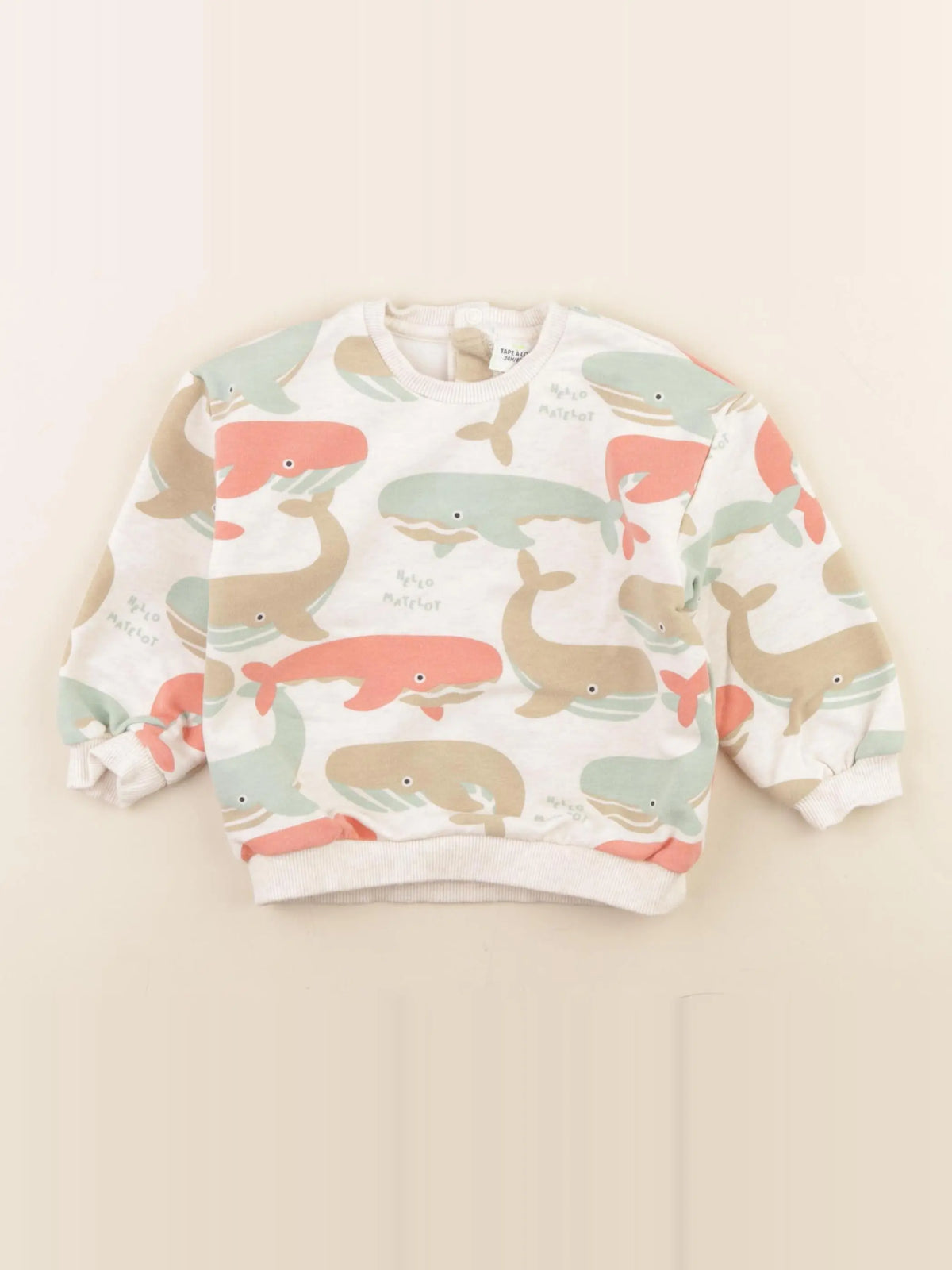 Tape à l'oeil - sweat multicolore - 24 mois