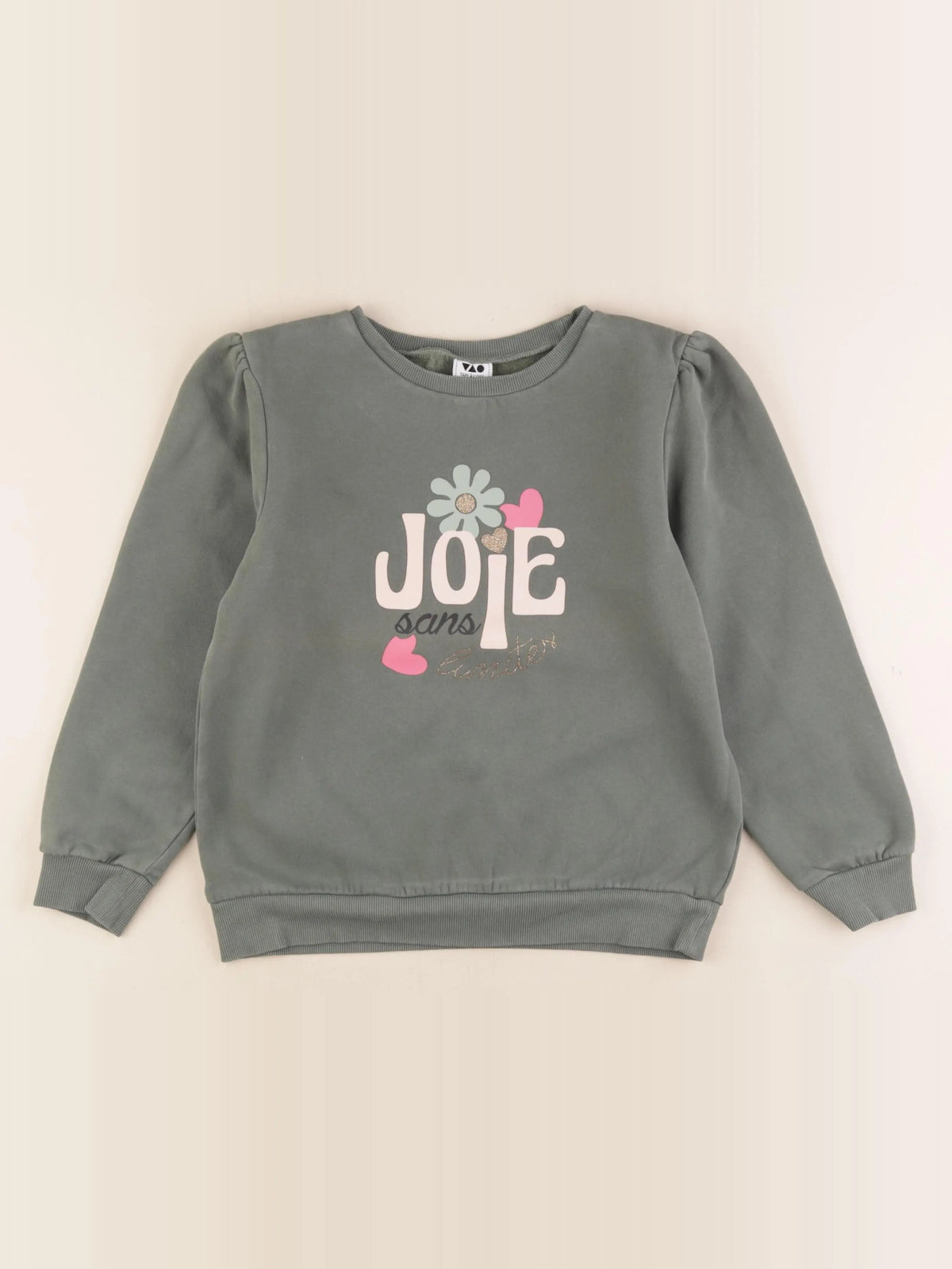 Tape à l'oeil - sweat vert - 10 ans