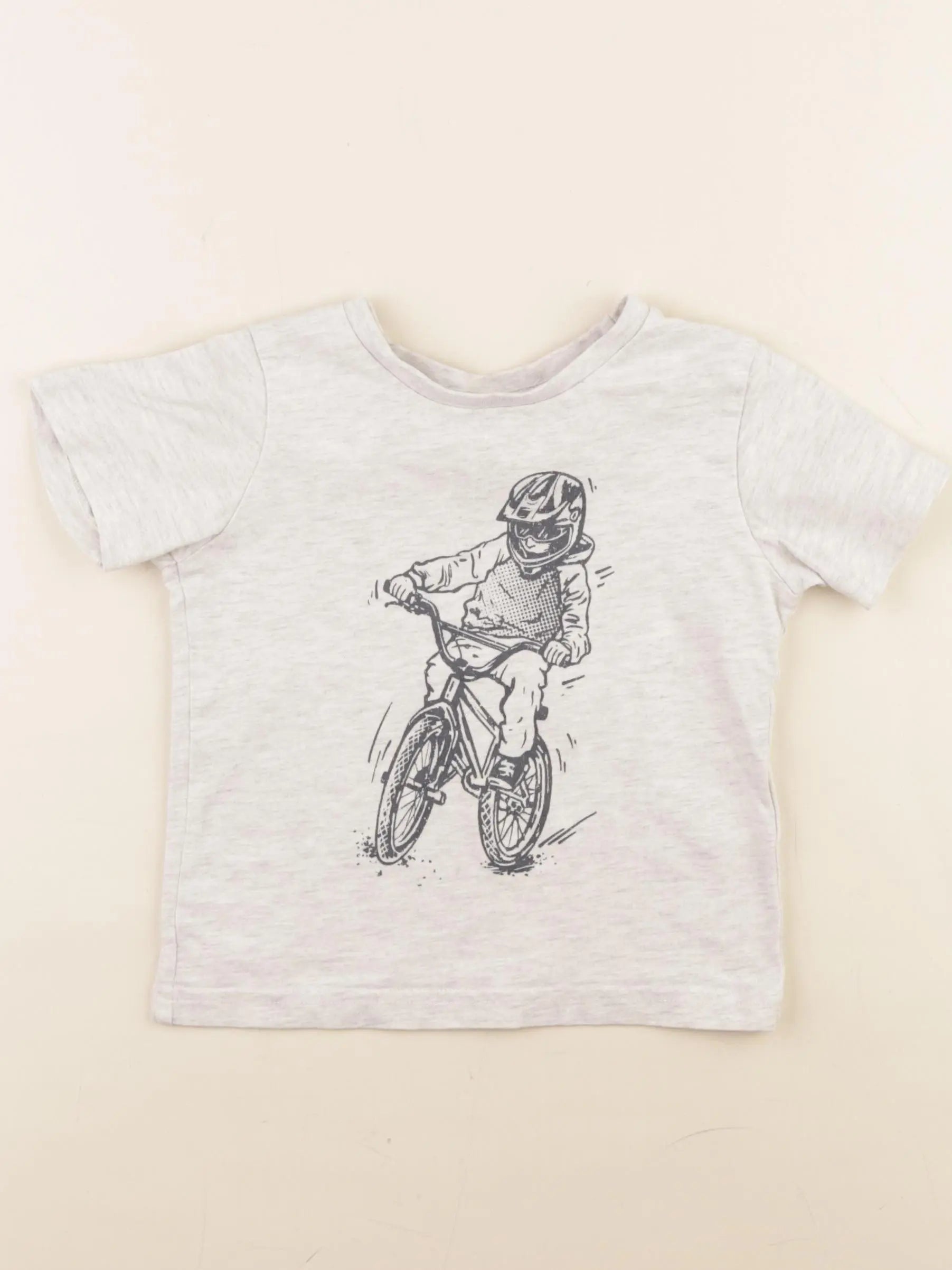 Vertbaudet - tee-shirt gris - 3 ans