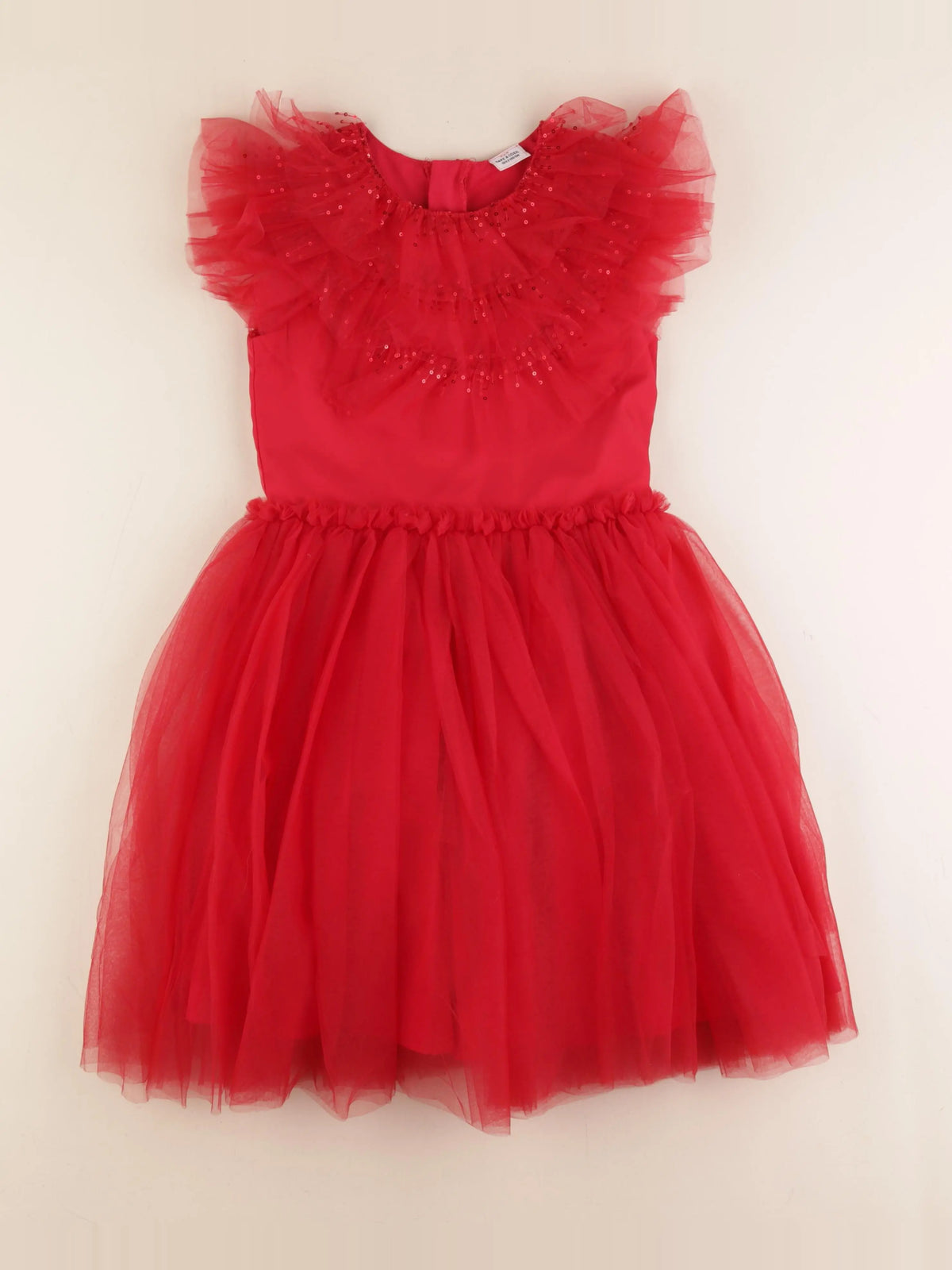 Tape à l'oeil - robe rouge - 10 ans