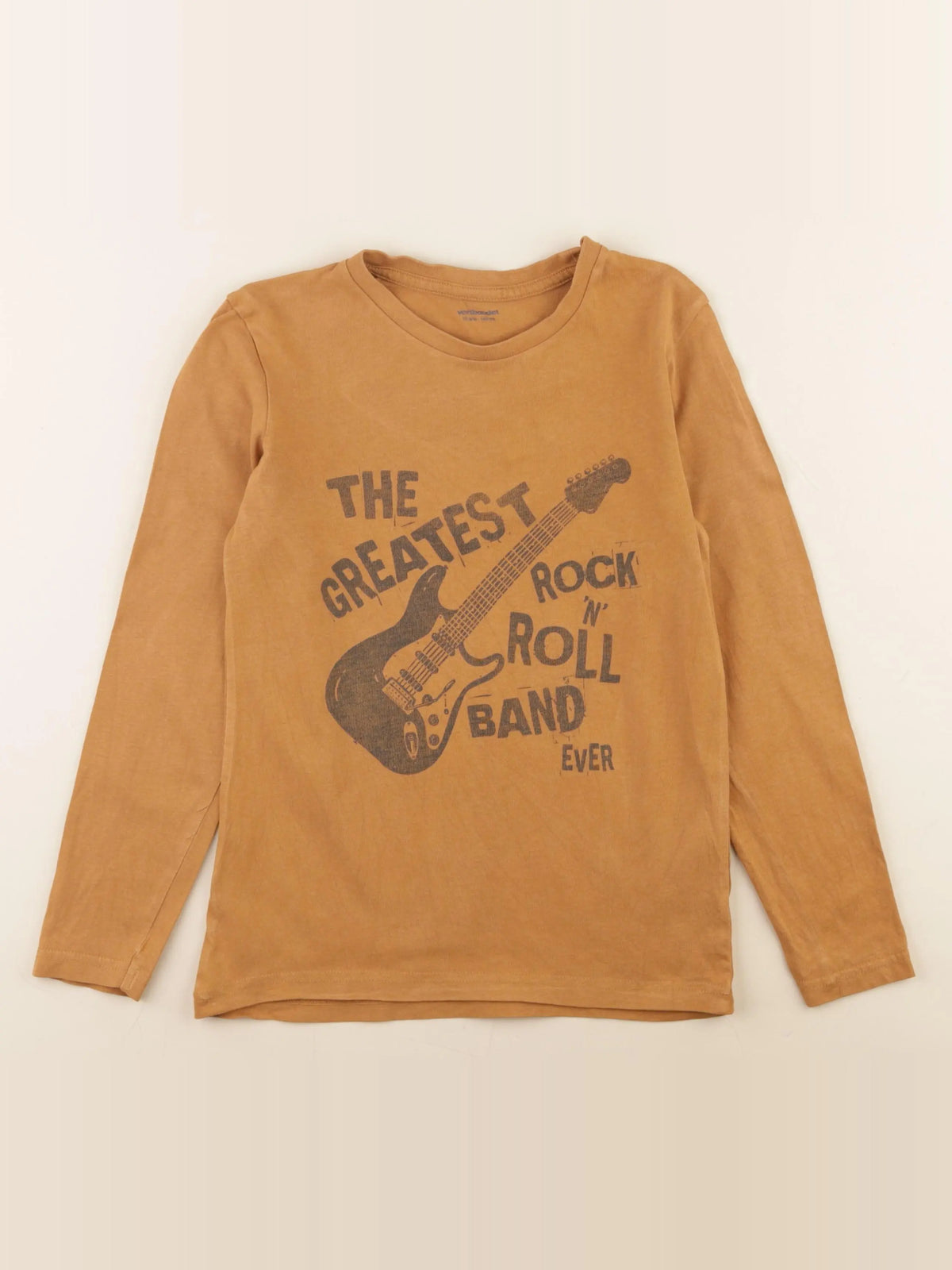 Vertbaudet - tee-shirt marron - 10 ans