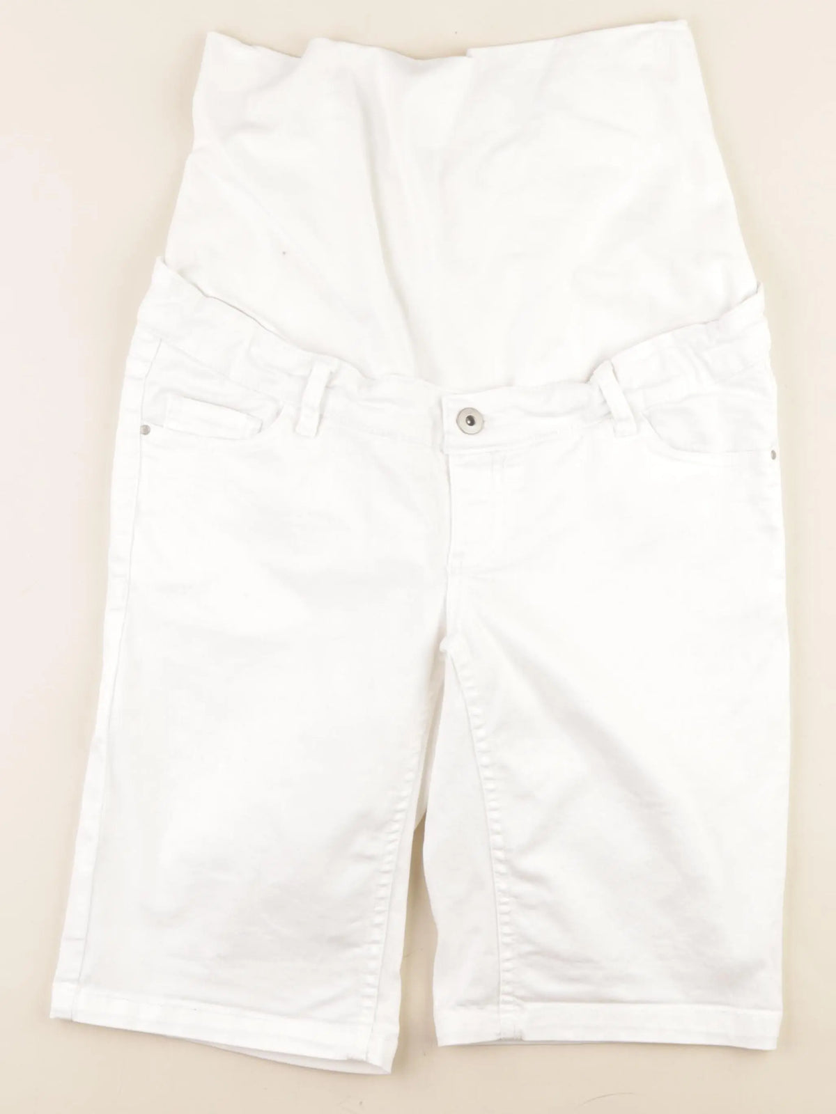 La Halle - short grossesse blanc - 38