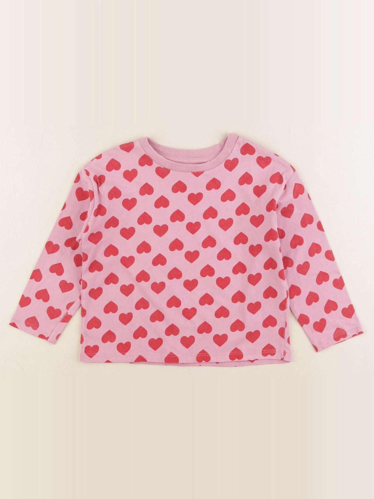 Vertbaudet - tee-shirt rose - 4 ans