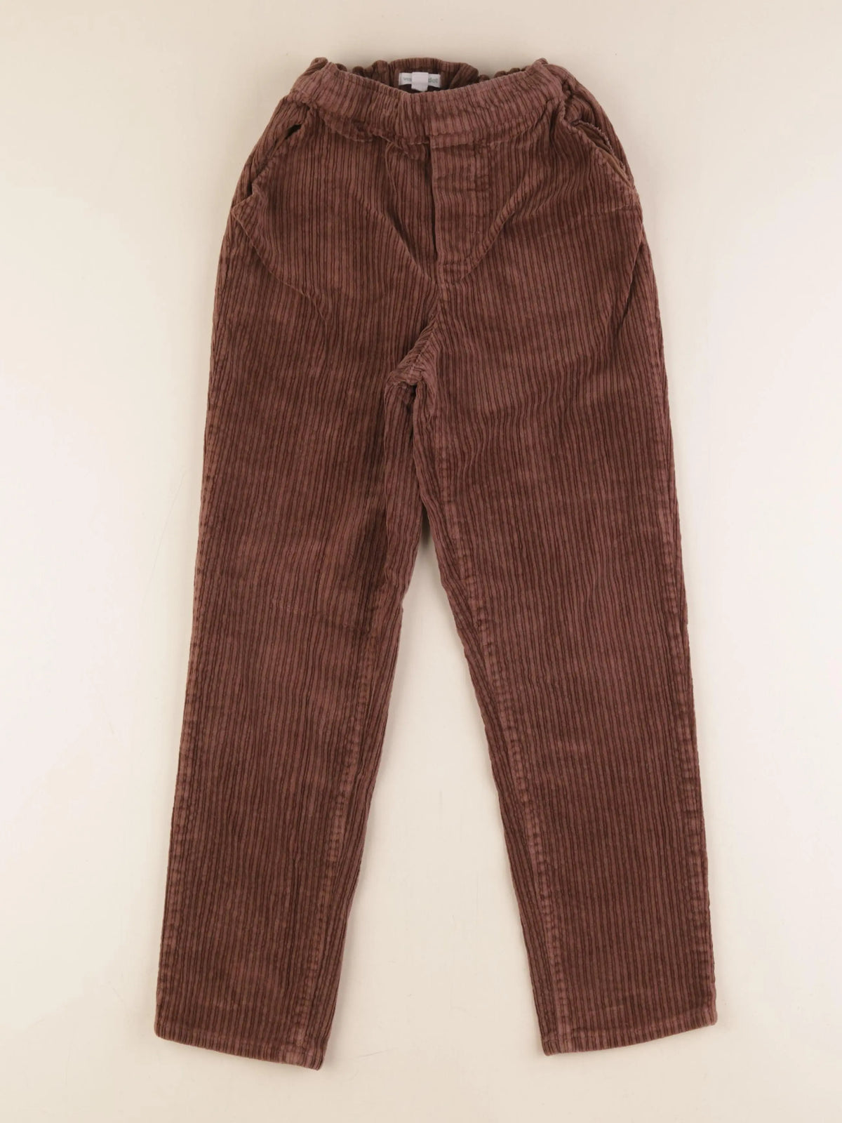 Vertbaudet - pantalon marron - 10 ans