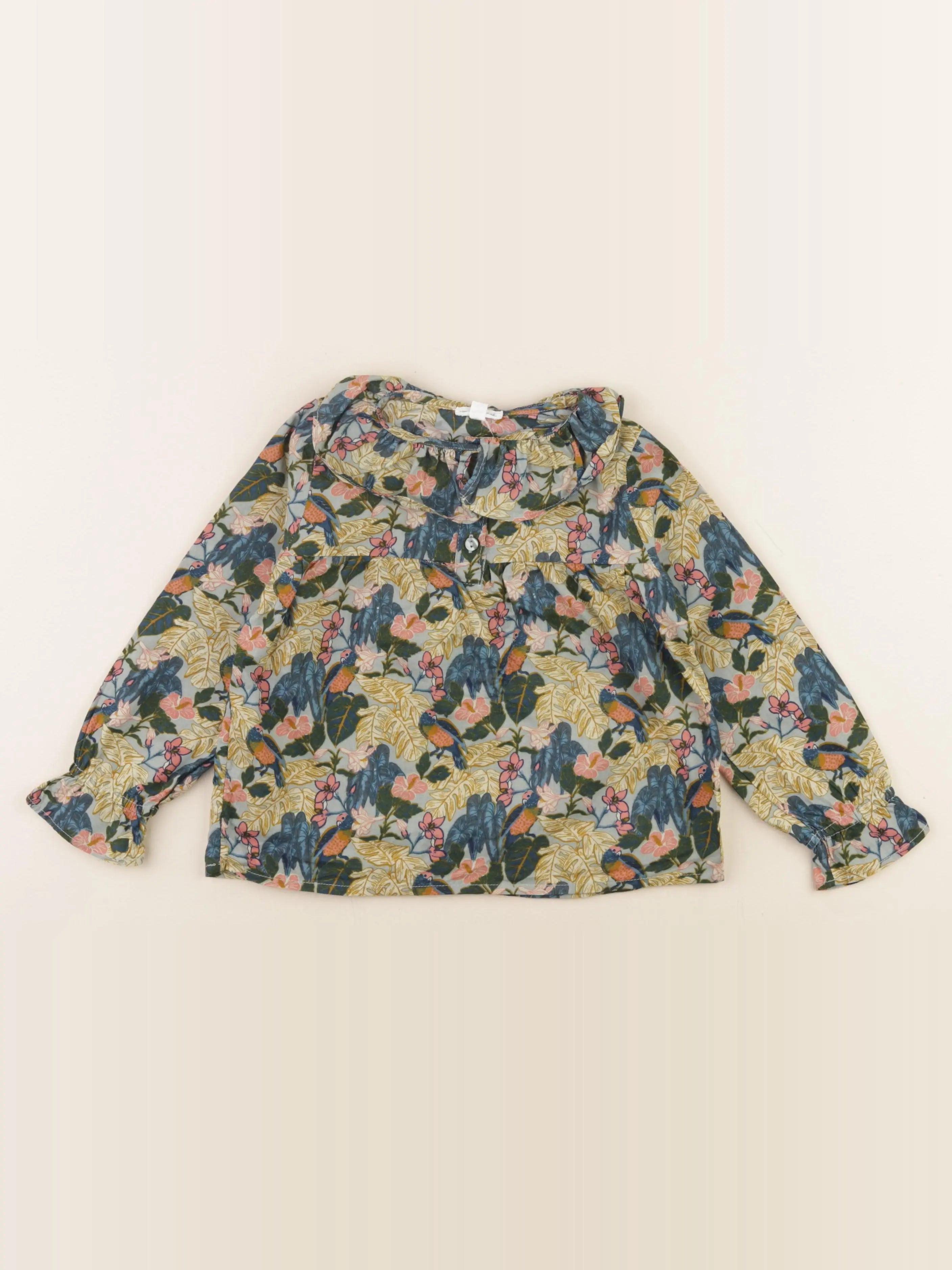 Vertbaudet - blouse multicolore - 5 ans