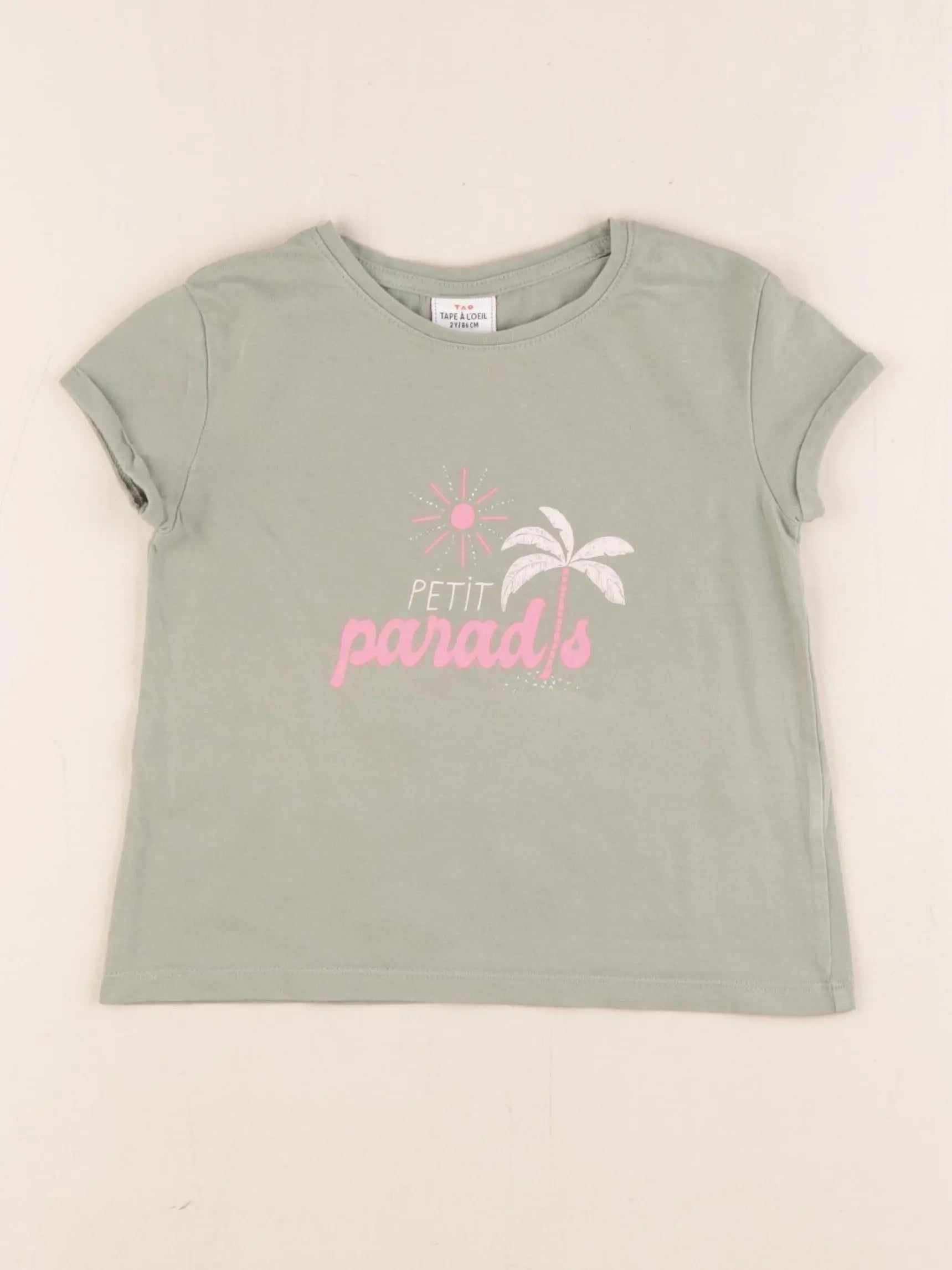 Tape à l'oeil - tee-shirt vert - 2 ans