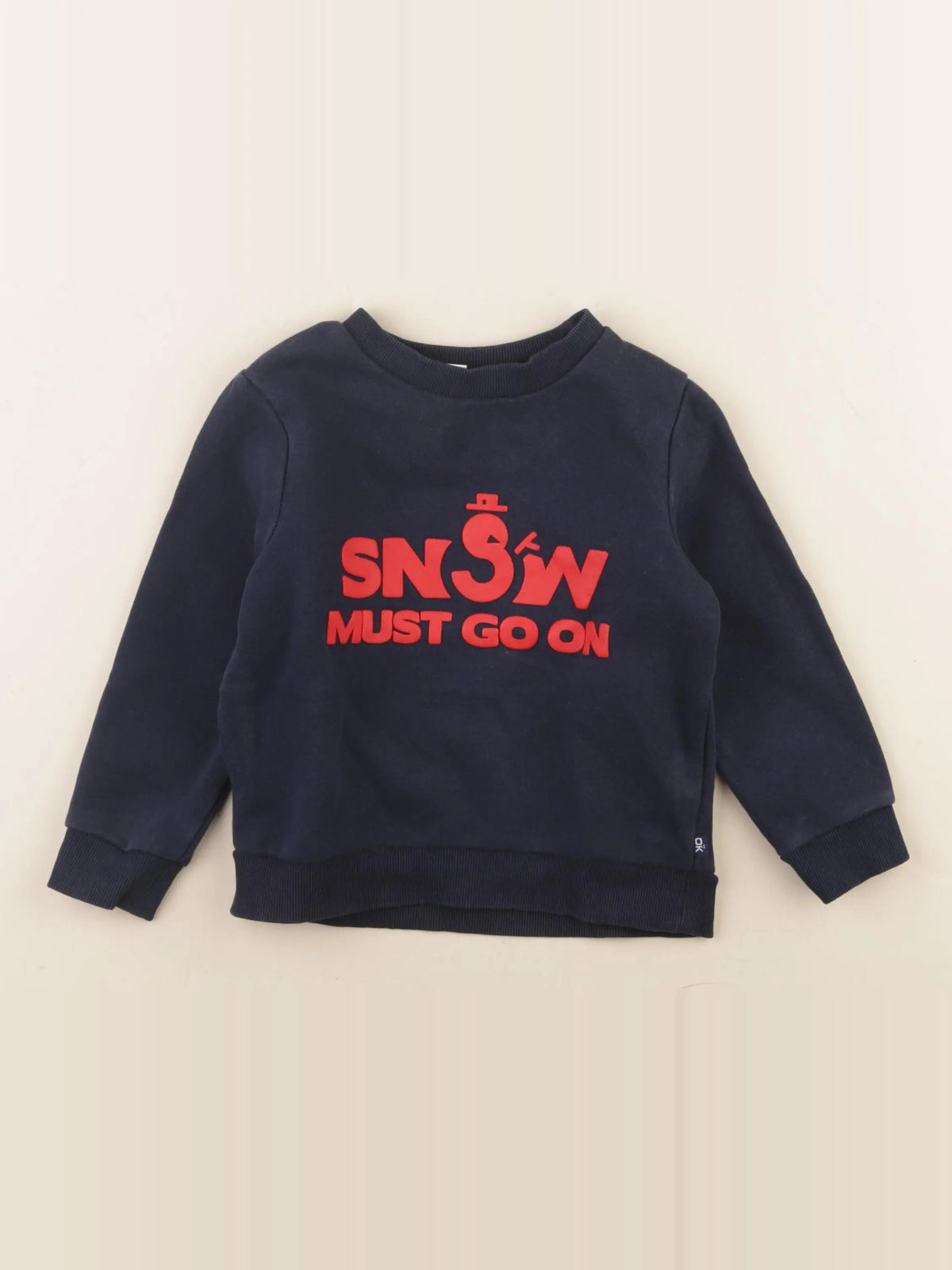 Okaidi - sweat bleu - 3 ans