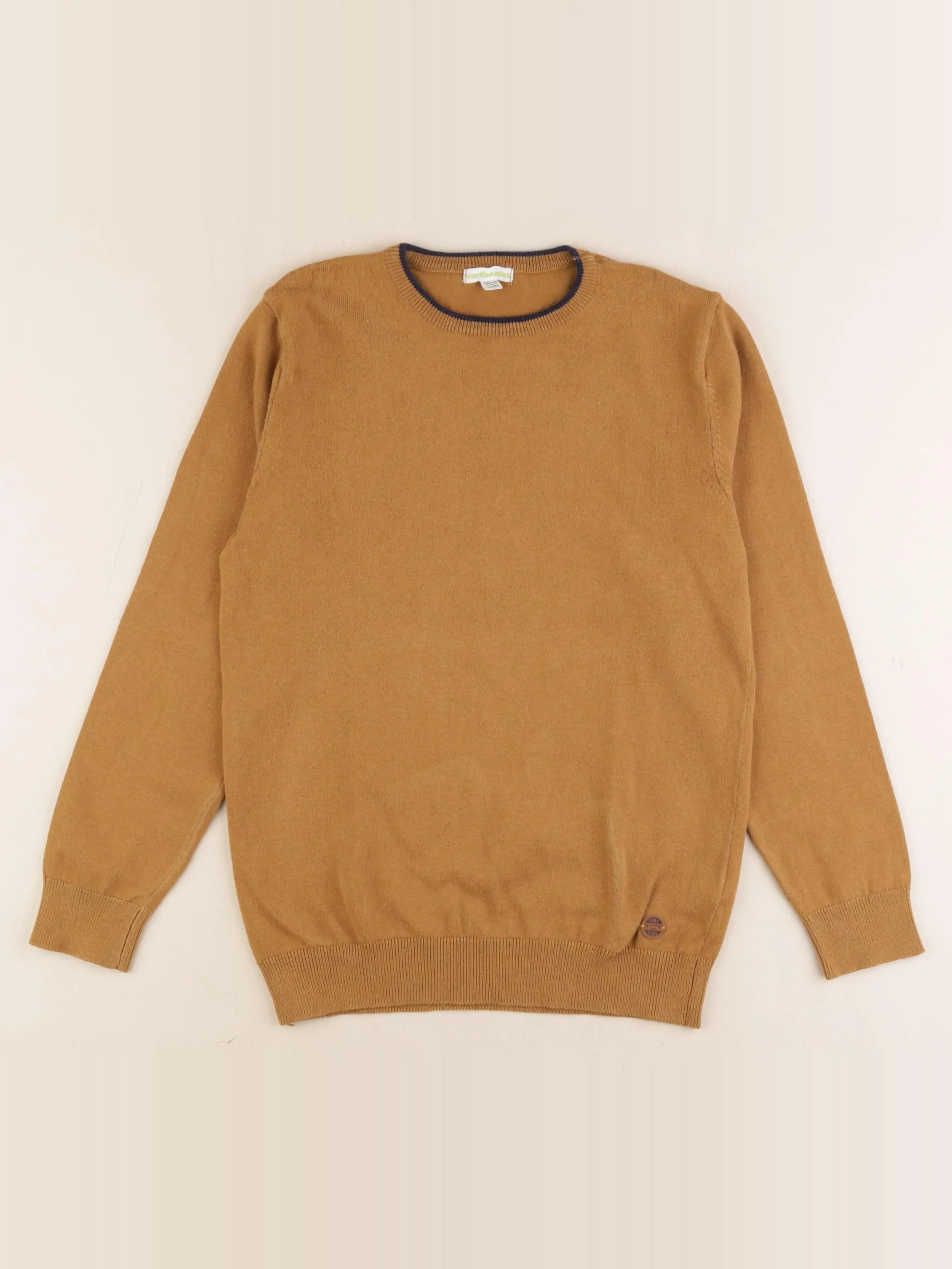 Vertbaudet - pull marron - 10 ans