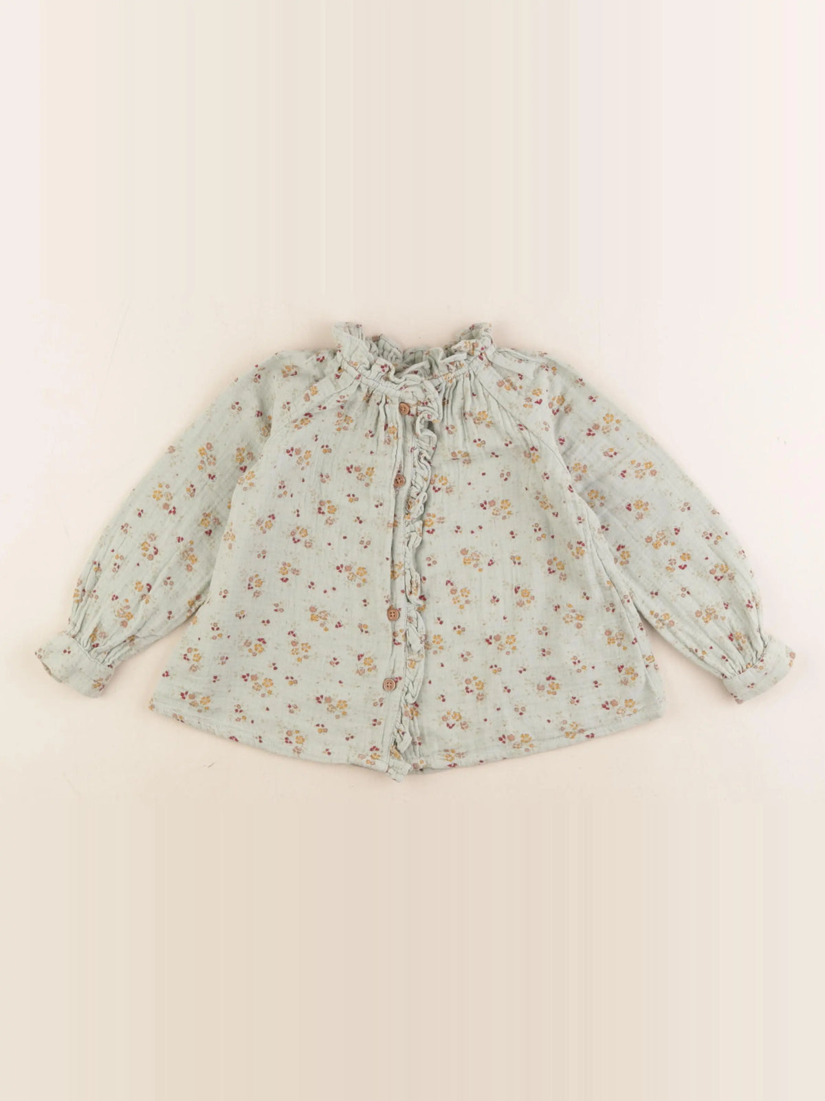 Vertbaudet - blouse vert - 3 ans