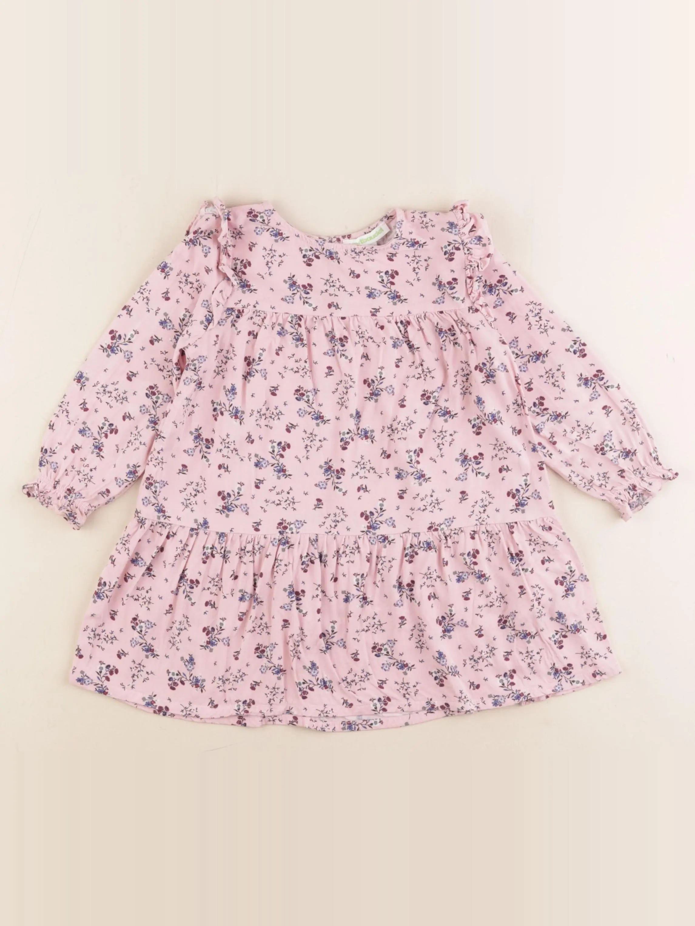 Vertbaudet - robe rose - 2 ans