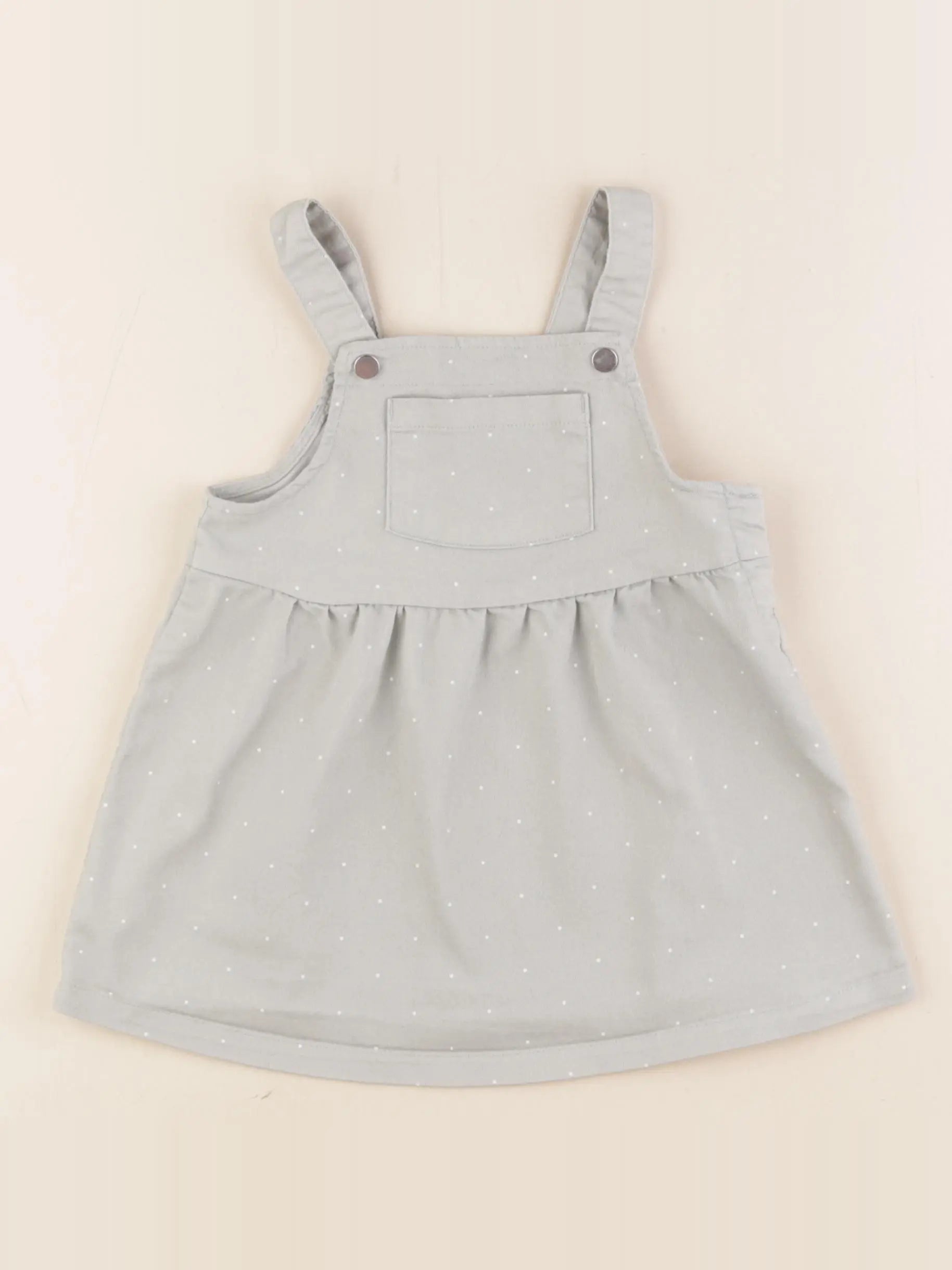 H&M - robe vert - 9/12 mois