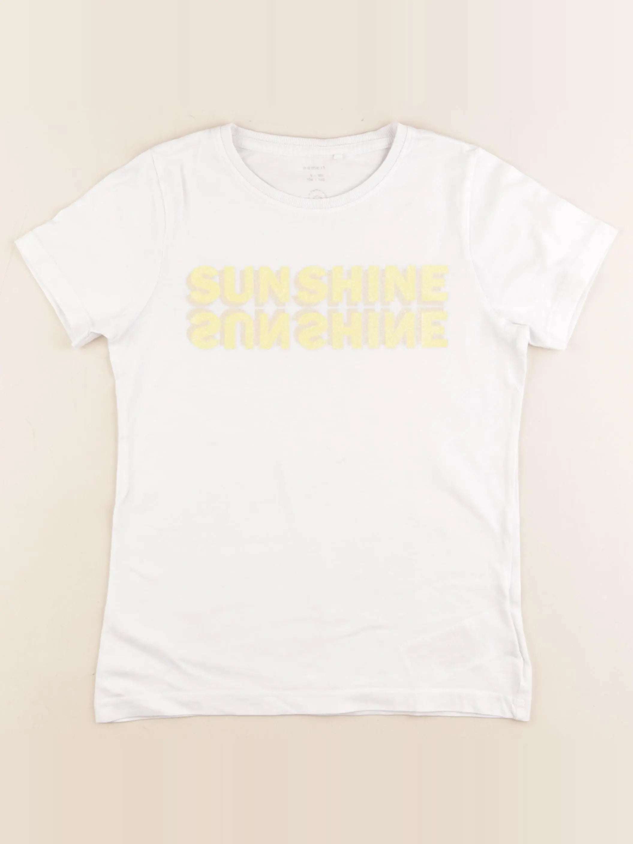 Name it - tee-shirt blanc - 9/10 ans