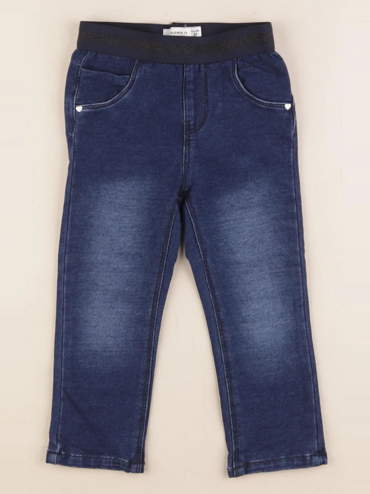 Name it - jegging doublé bleu - 18 mois à 3 ans