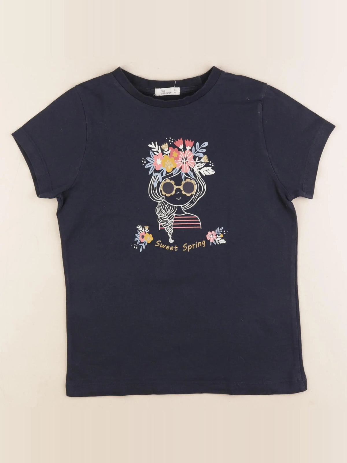 Little Cigogne - tee-shirt bleu - 10 ans