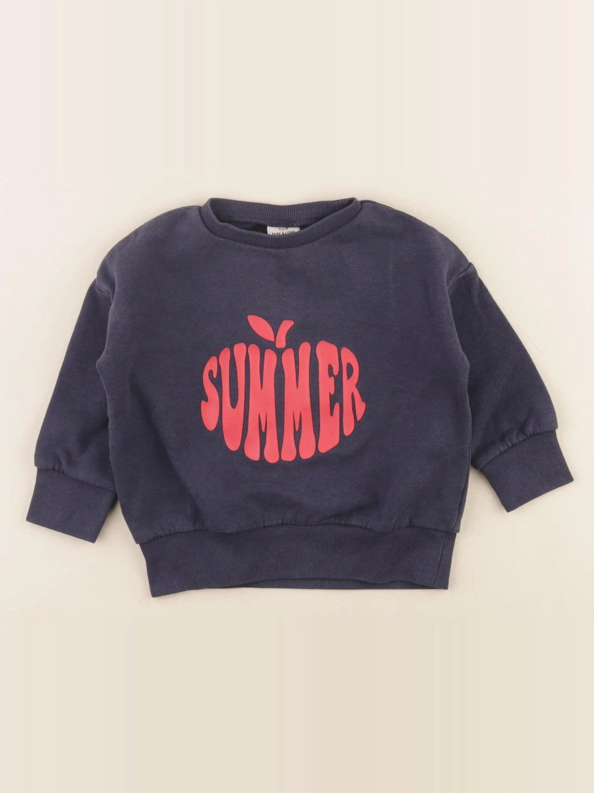 Tape à l'oeil - sweat bleu - 2 ans